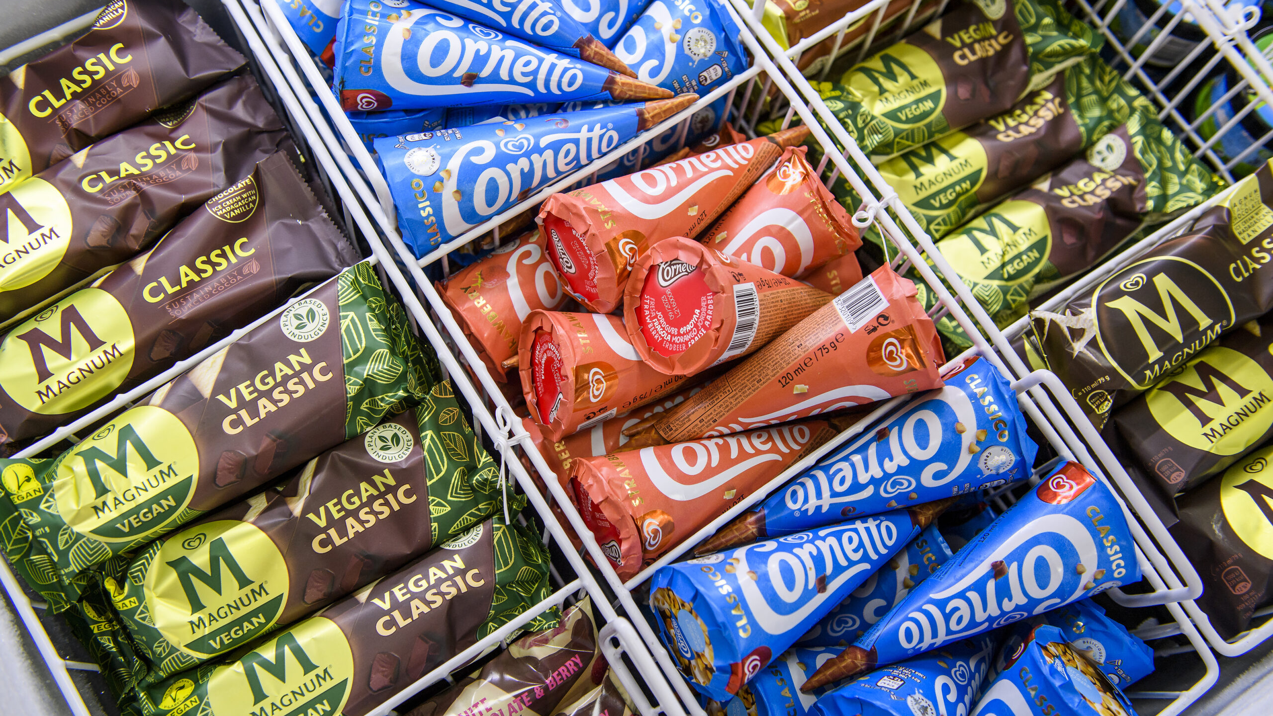 IJsjes van de Unilever-ijsdivisie. Foto: Unilever