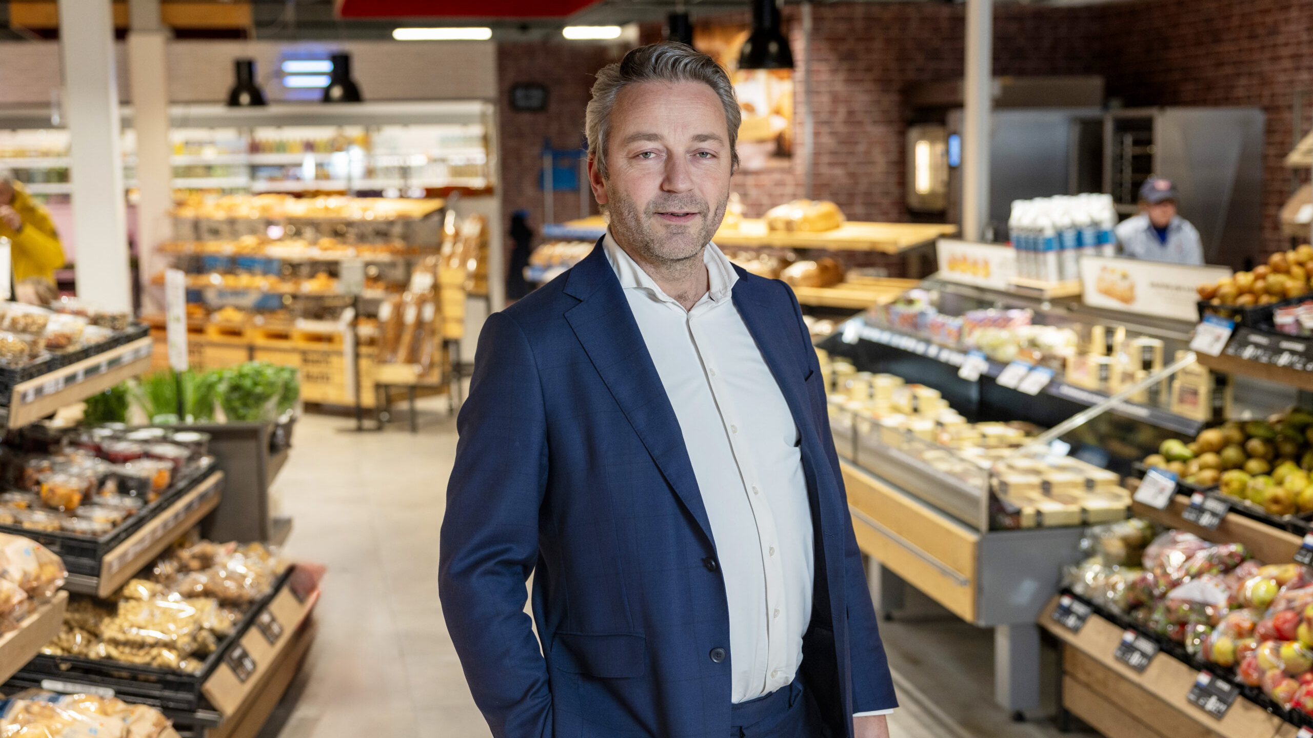 Commercieel directeur Willem Boon van Boon Food Group in de Boon's Markt in Leerdam. Foto: Herbert Wiggerman