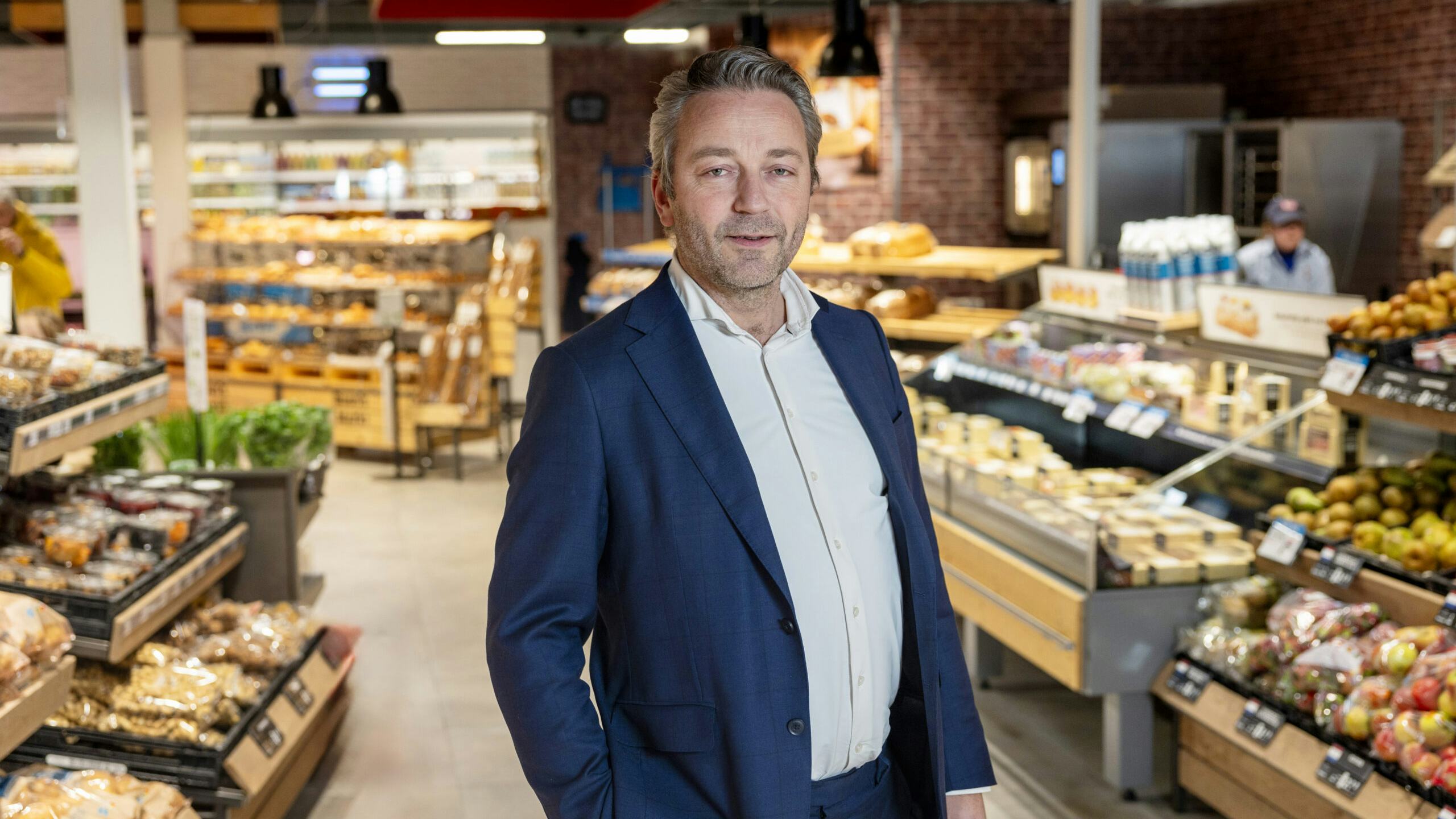 Commercieel directeur Willem Boon van Boon Food Group in de Boon's Markt in Leerdam. Foto: Herbert Wiggerman