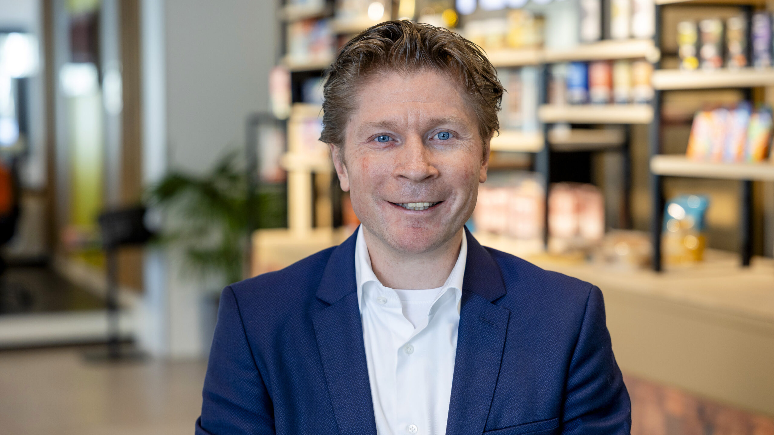 Douwe Snel, financieel directeur van Plus. Foto: Herbert Wiggerman