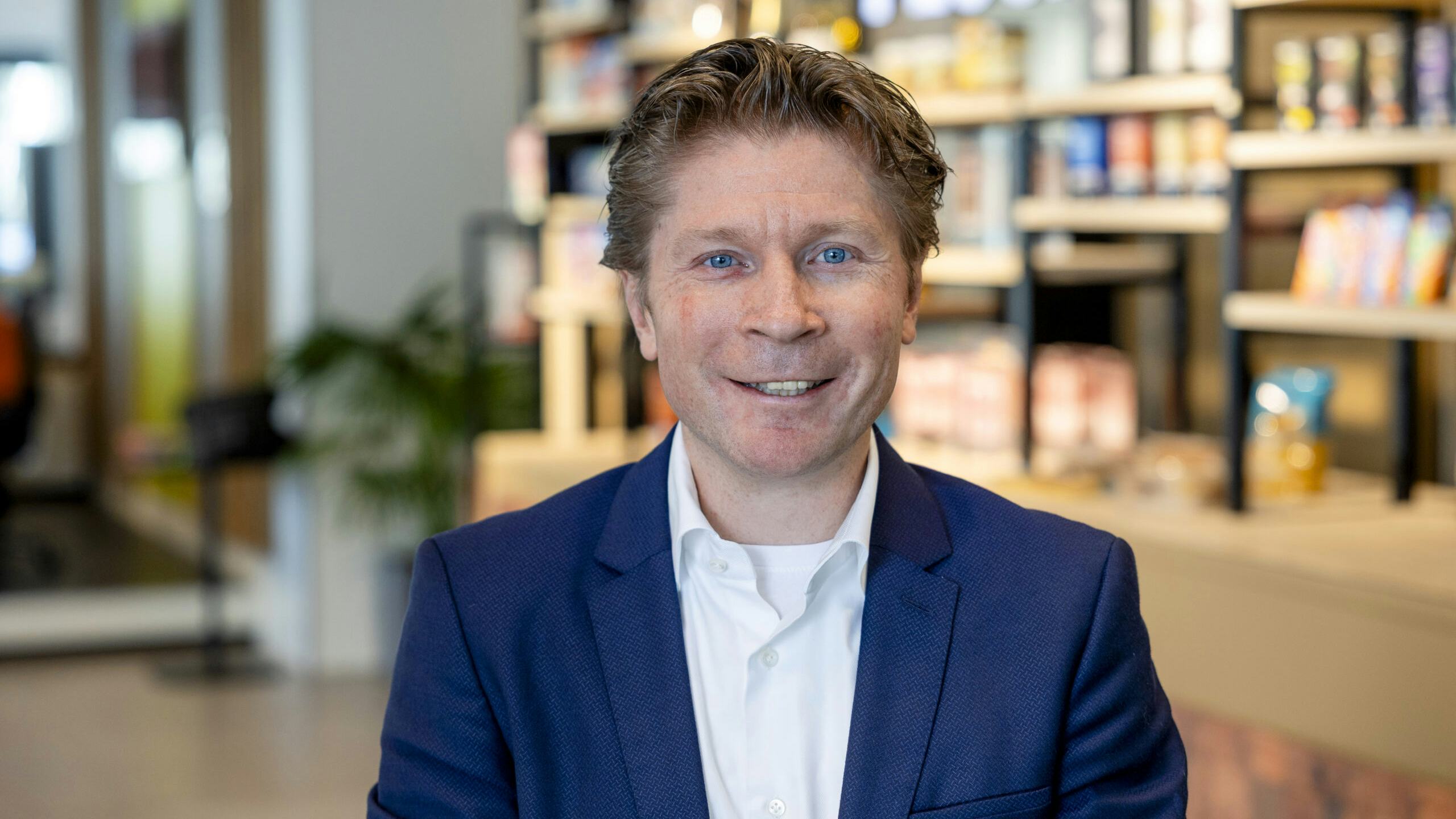 Douwe Snel, financieel directeur van Plus. Foto: Herbert Wiggerman