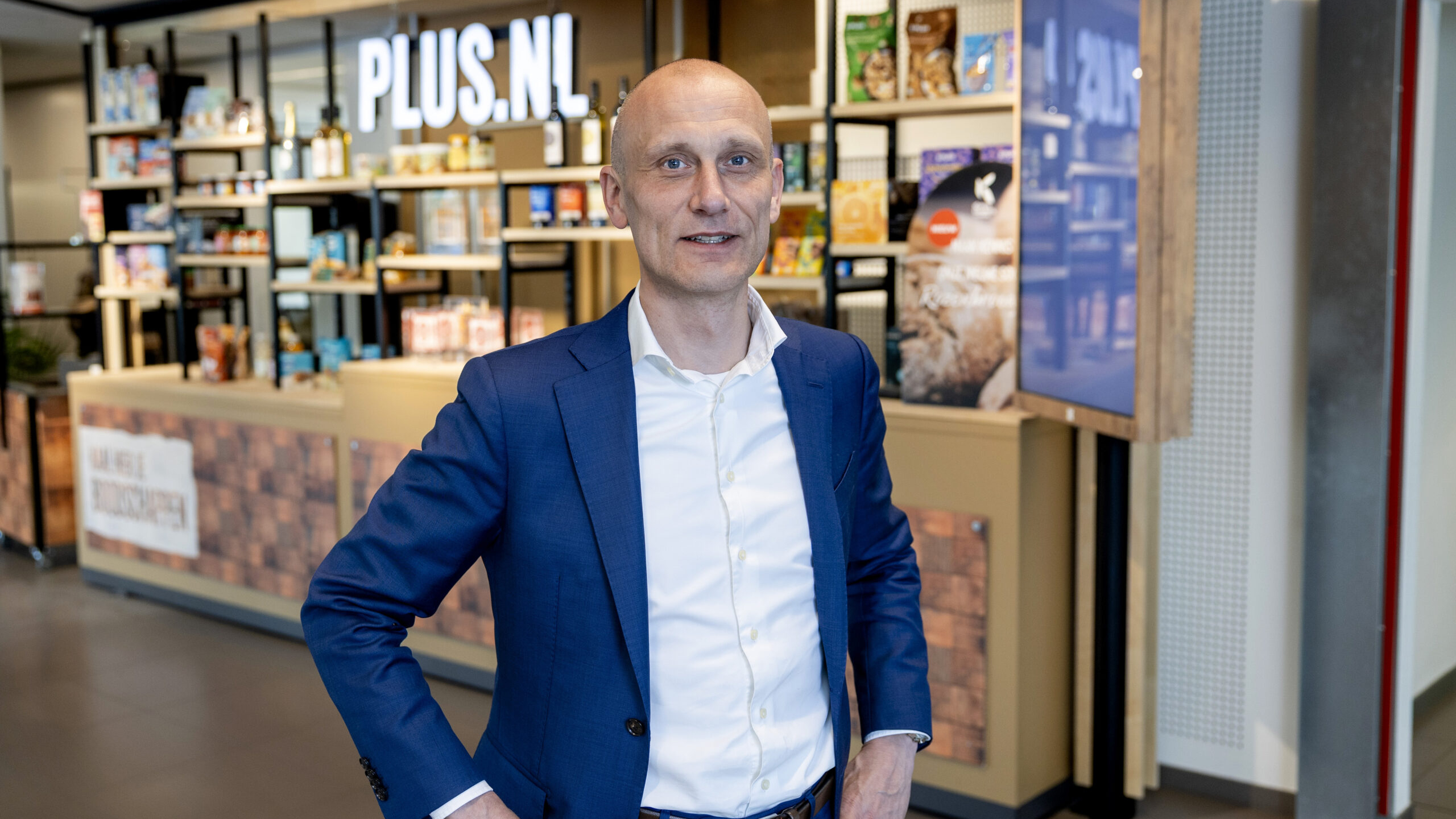 Aart van Haren, algemeen directeur van Plus. Foto: Herbert Wiggerman