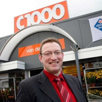 Coop-ondernemer Gert van der Haar. 