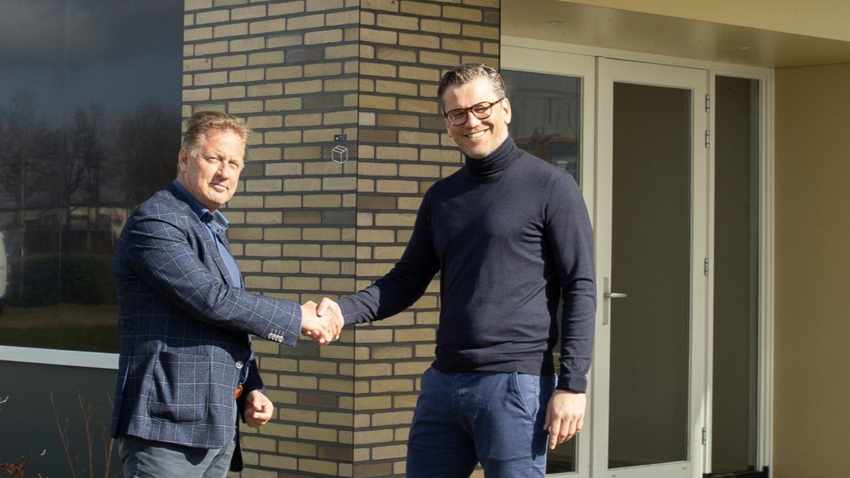 Links: Ronald Prince (directievoorzitter Royal Smilde), rechts: Piet van Pollaer (bestuurder Quatra). Foto: Koninklijke Smilde