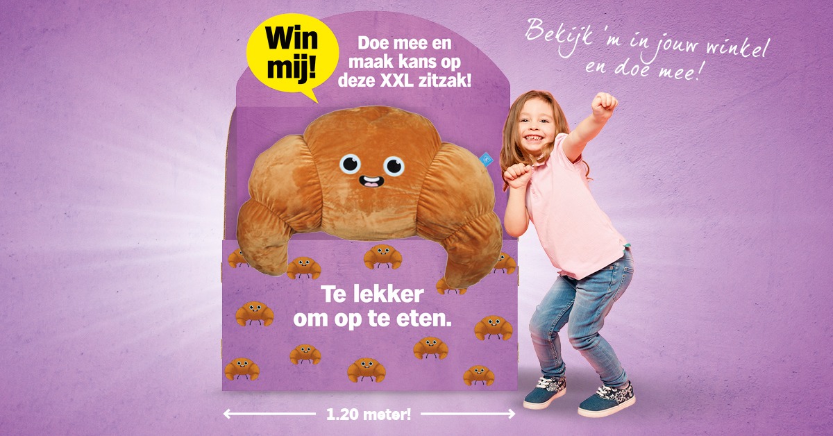 De XXL Croissant-zitzak. Foto: AH
