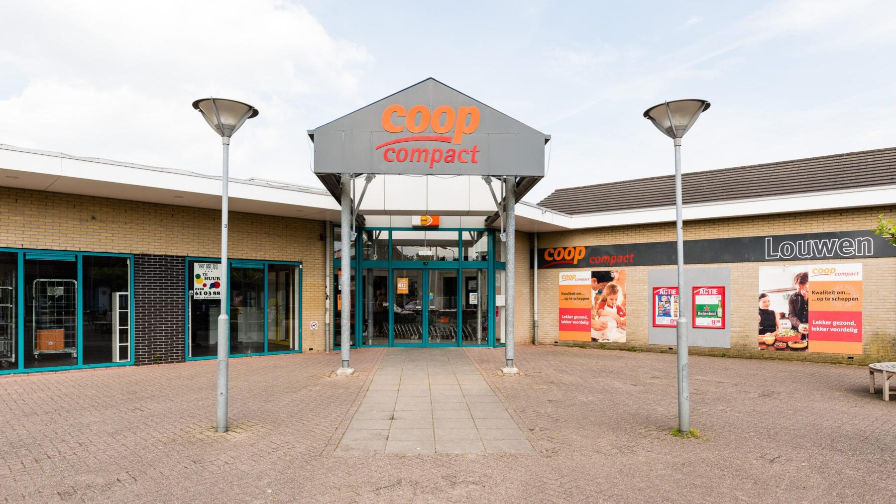 Gesloten CoopCompact Goudswaard. Foto: Waardevoorjegeld.nl