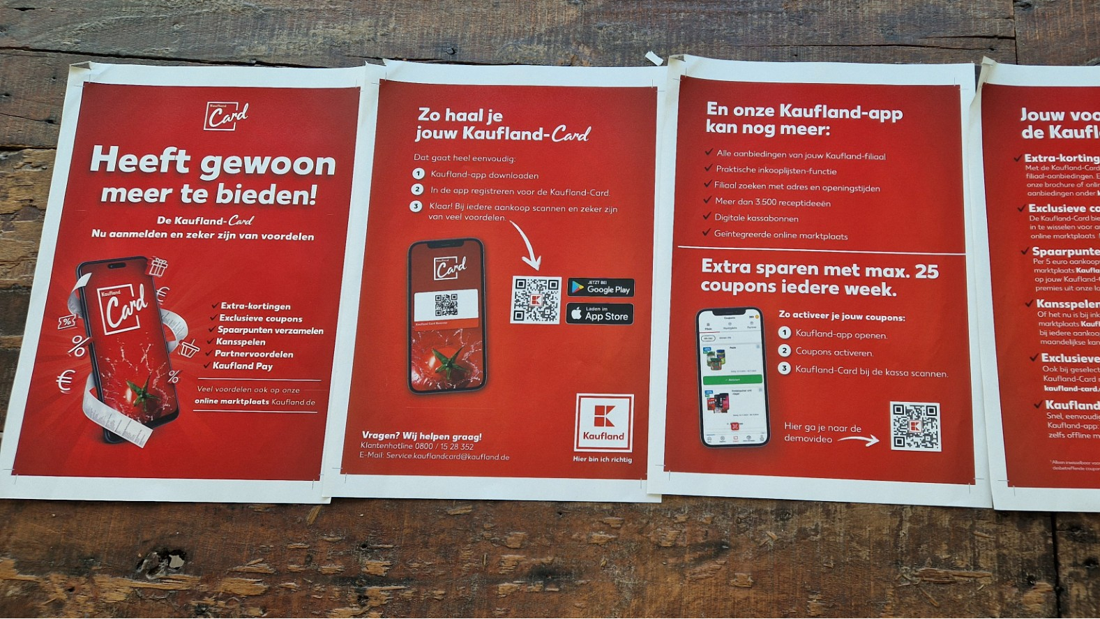 Info in het Nederlands over de Kaufland-Card. Foto: Distrifood