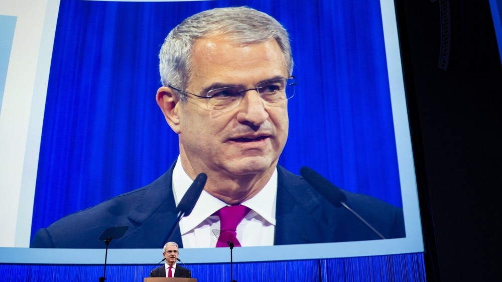 De topman van Nestlé, Laurent Freixe. Foto: EPA