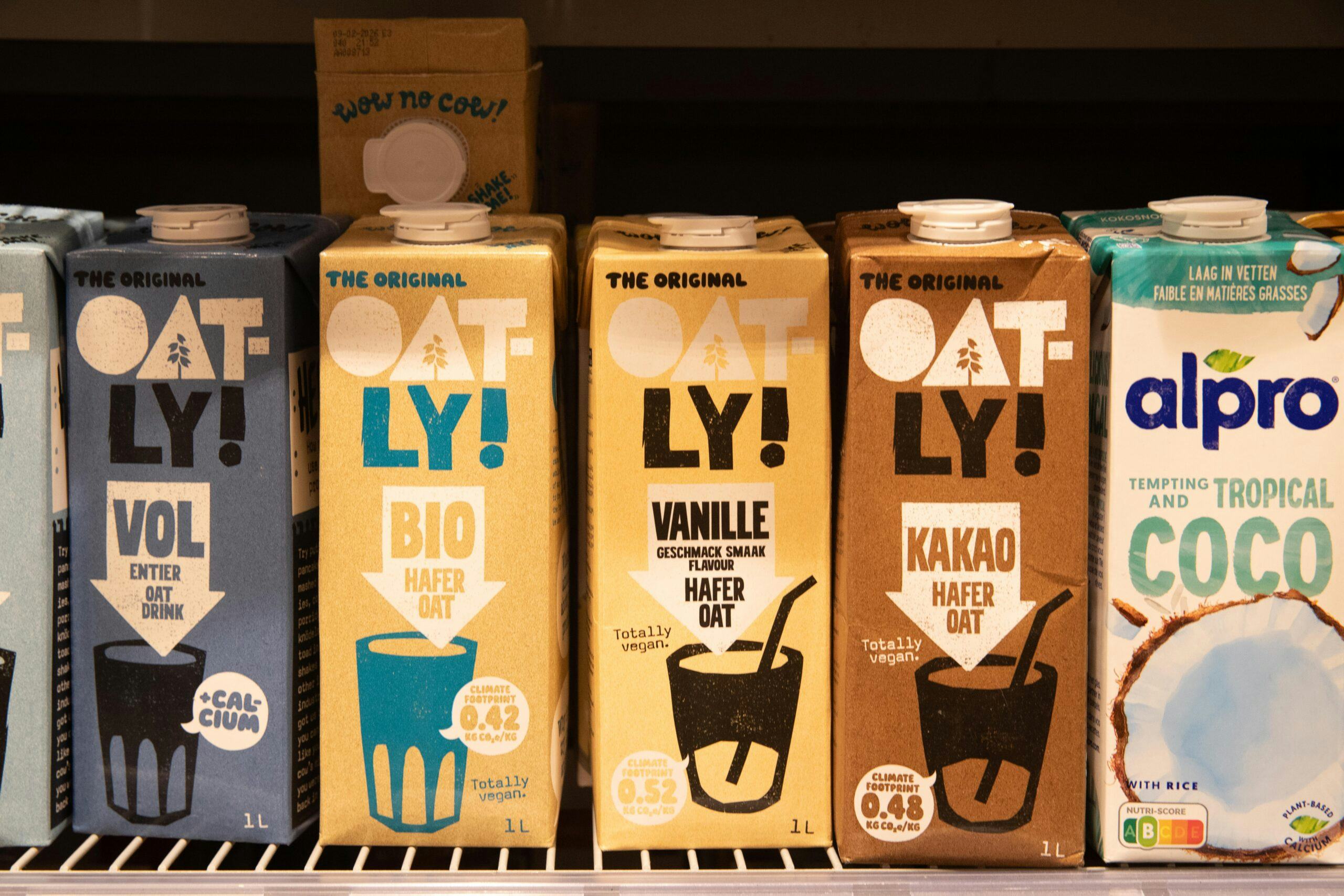 Oatly-producten. Foto: Ronald Hissink