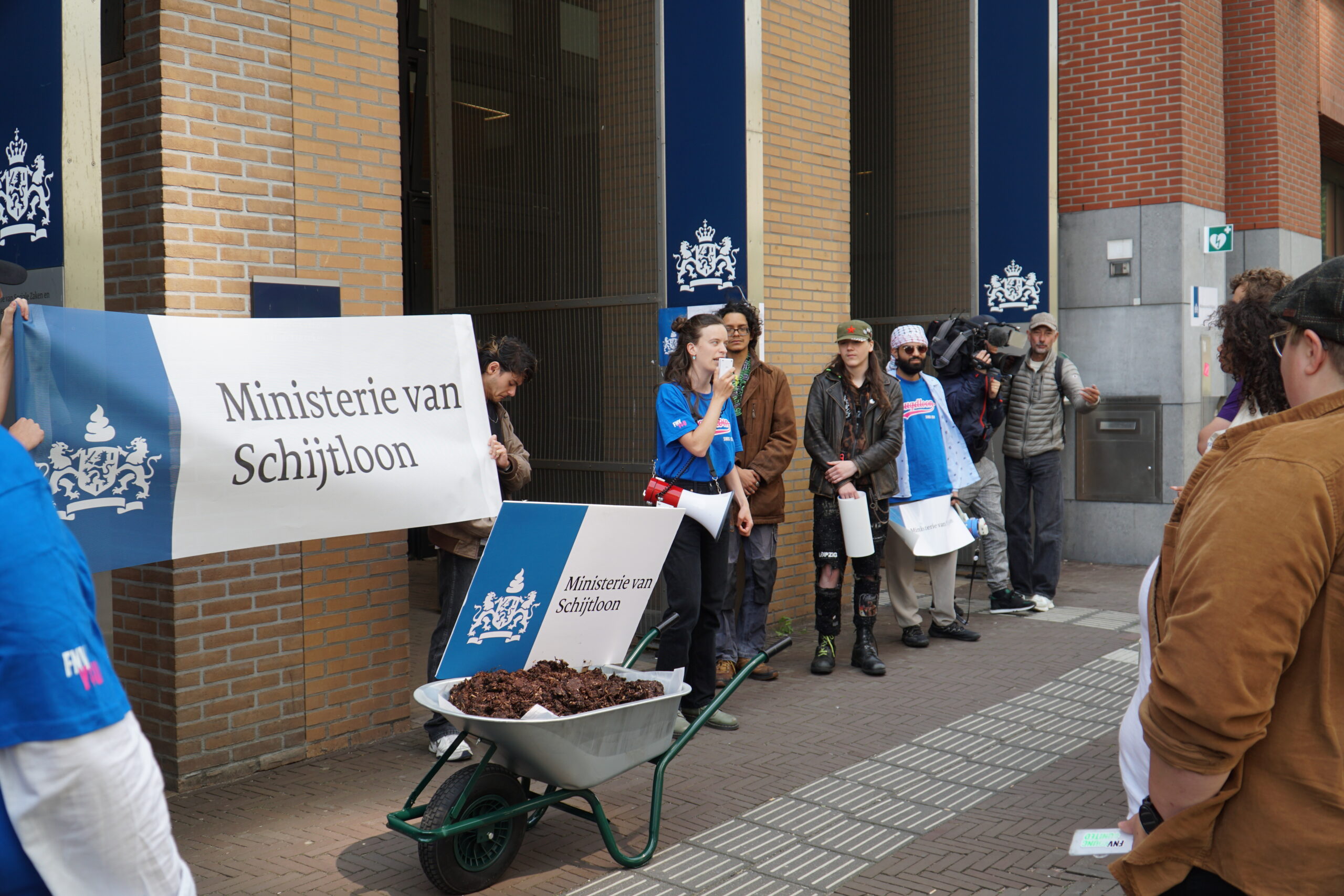 Actie van FNV Young & United tegen het minimumjeugdloon. Foto: FNV Young & United