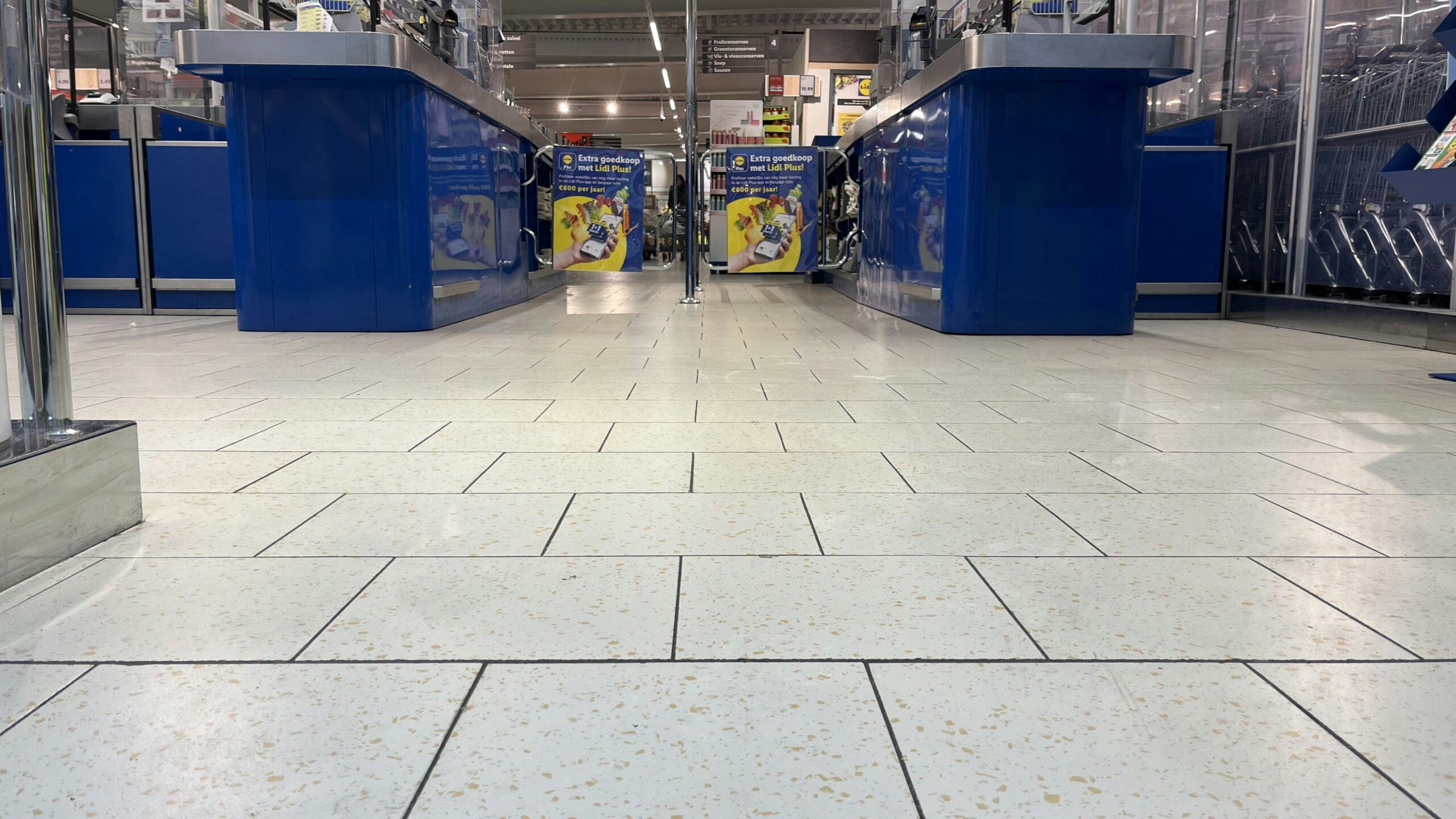 Vloer Lidl. Foto: Distrifood
