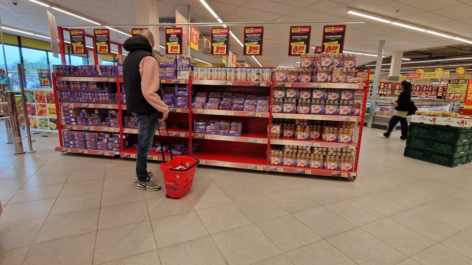 Klant in Nettorama. Foto: Distrifood