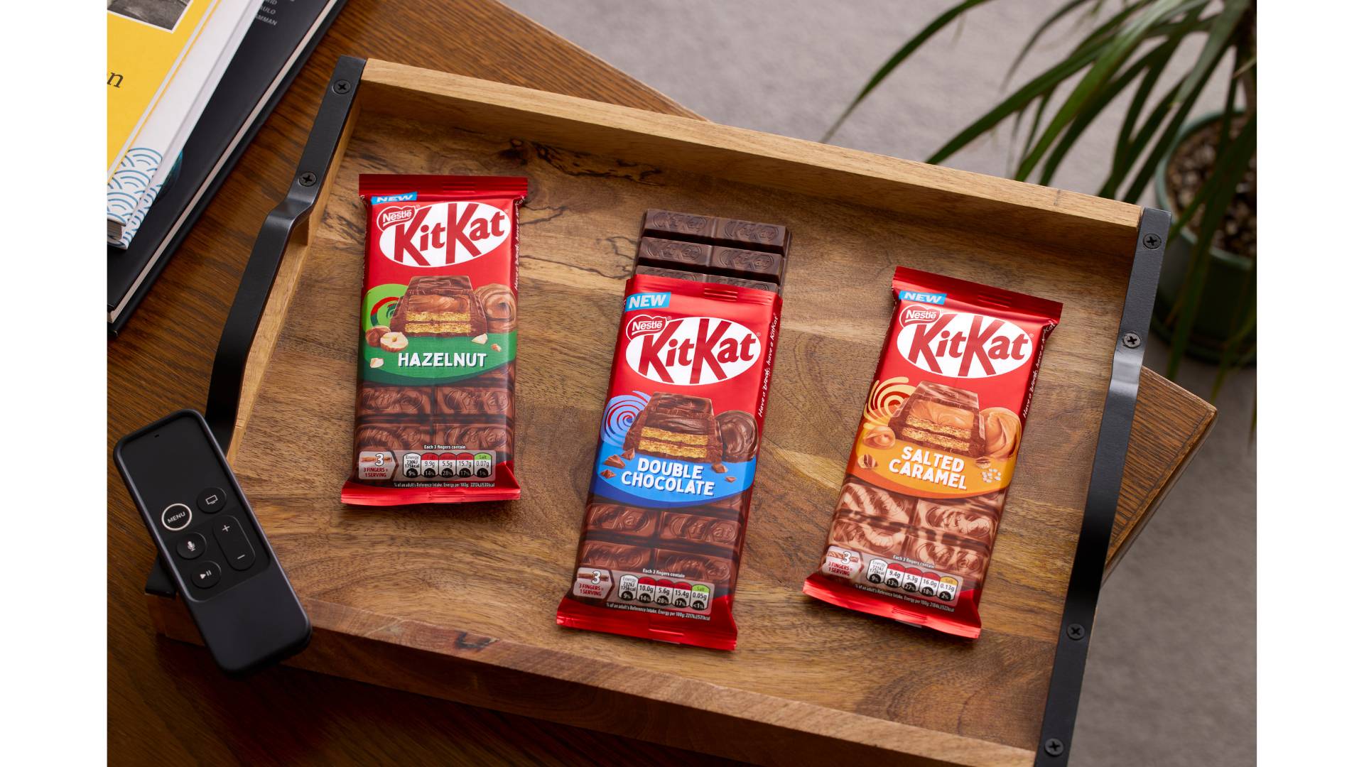 De nieuwe Kitkat-varianten. Foto: Nestlé