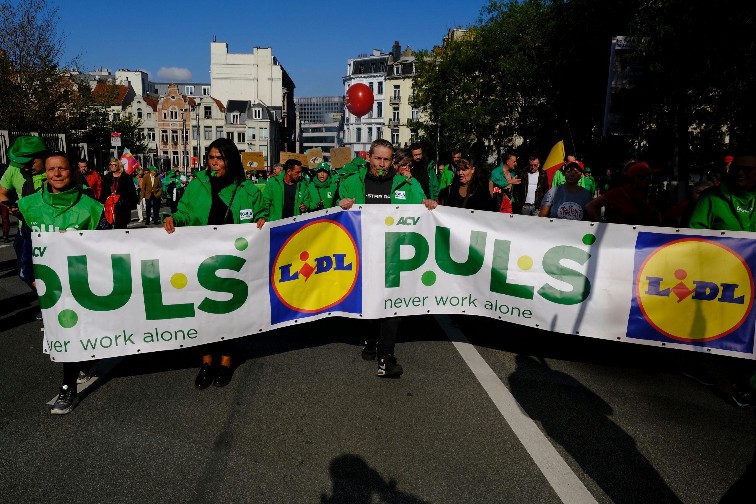 Archiefbeeld protest tegen Lidl België, ter illustratie. Foto: Shutterstock 