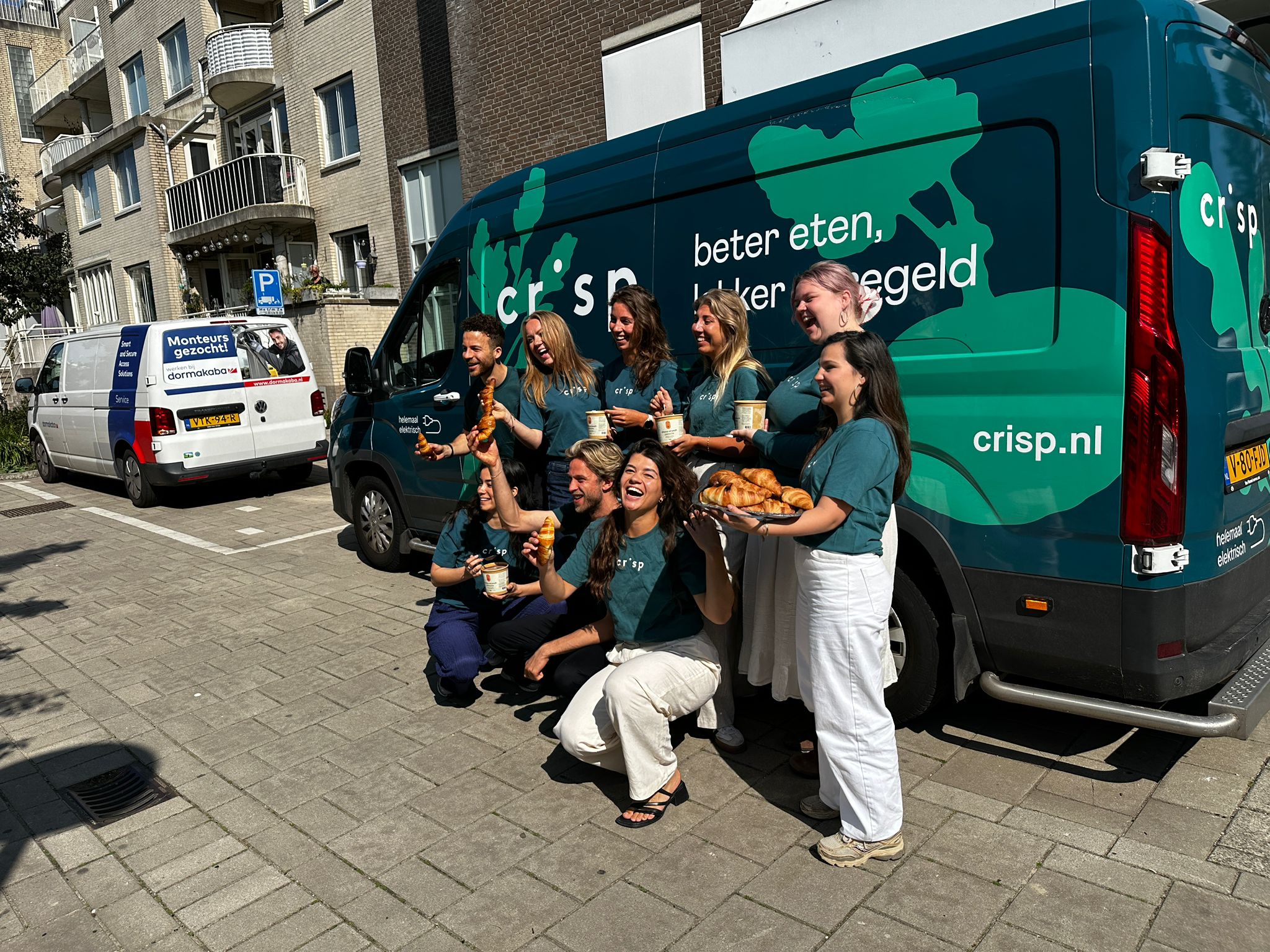 Het team van Crisp bij de uitreiking van het YouGov E-commerce in fmcg-rapport. Foto: Distrifood