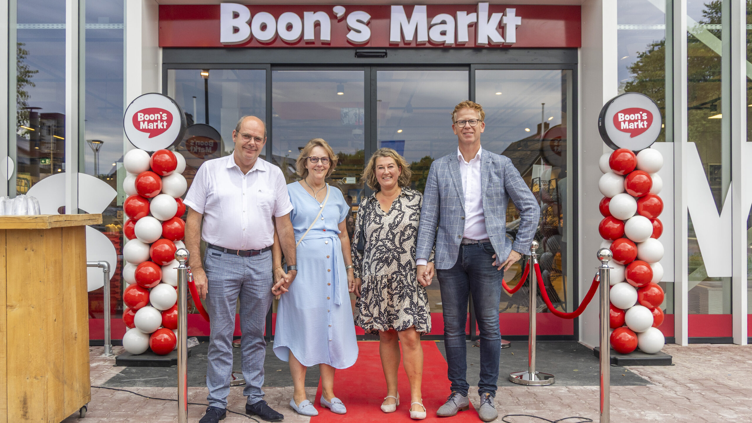 Evert-Jan en Erica van Egteren (koppel rechts). Foto: Boon Food Group