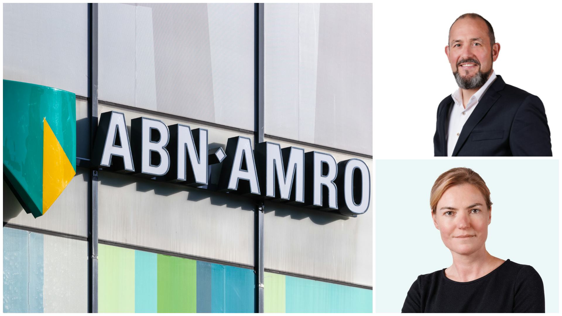 ABN-bankiers Henk Hofstede en Claire van Staaij. Foto's: Shutterstock & ABN Amro