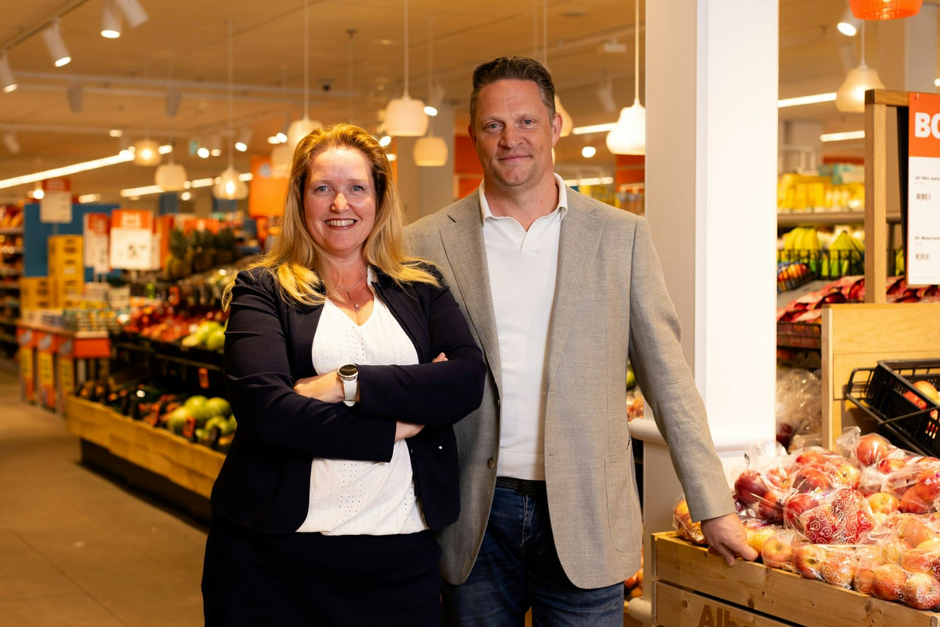 Het ondernemersechtpaar Olivia en Richard De Wolf-van Breugelen. Foto Yasmin Hargreaves