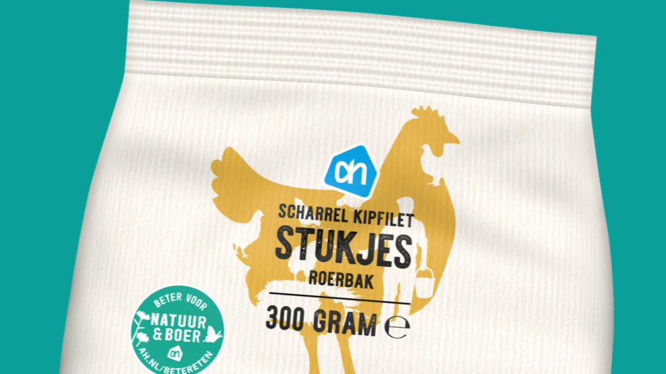 Kip van bak naar zak. Foto: AH