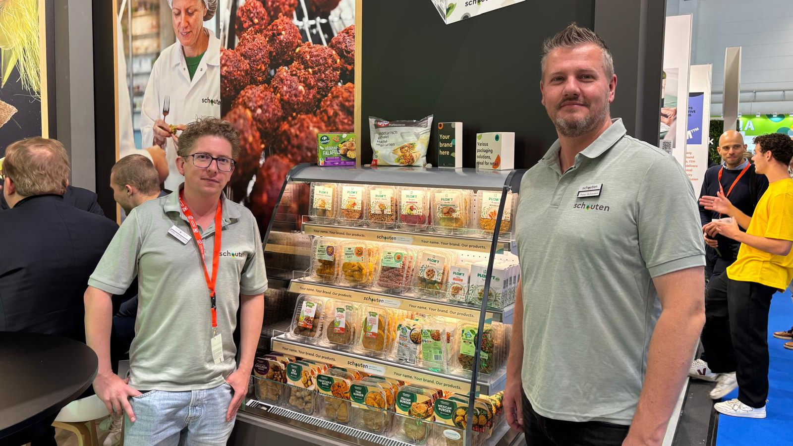 Algemeen directeur Peter Schouten (rechts) en accountmanager Toine van Wirdum van Schouten Europe. Foto: Distrifood