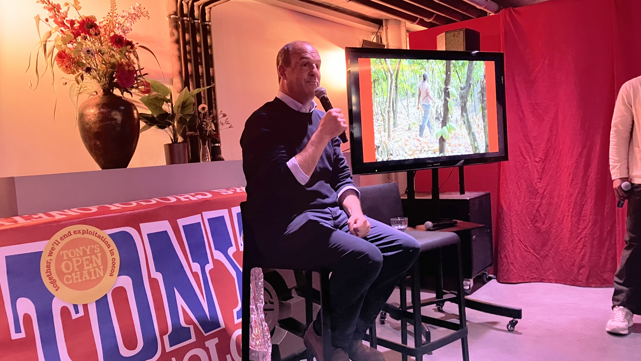 Douglas Lamont, ceo van Tony's Chocolonely. Foto: Distrifood