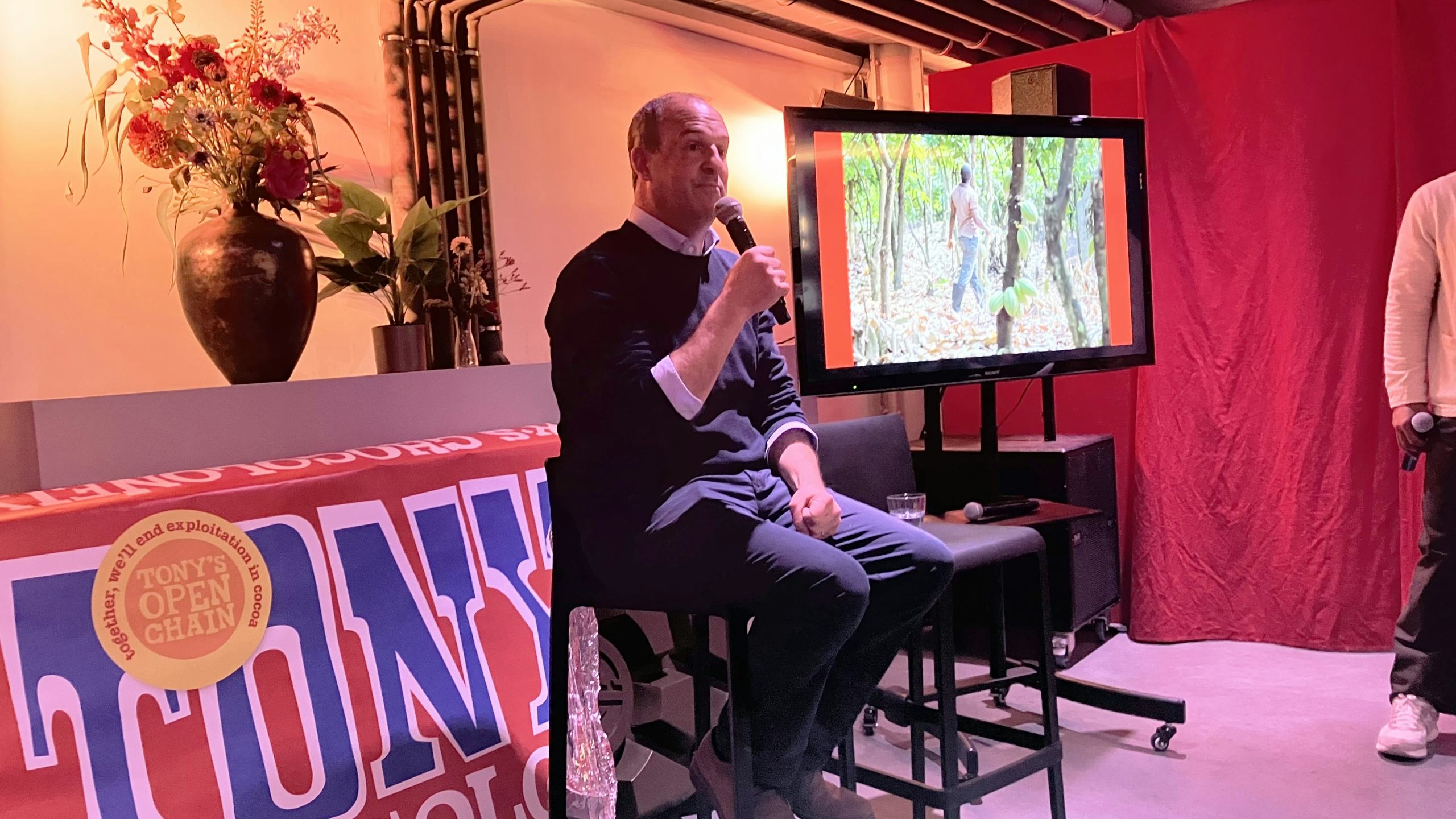 Douglas Lamont, ceo van Tony's Chocolonely. Foto: Distrifood