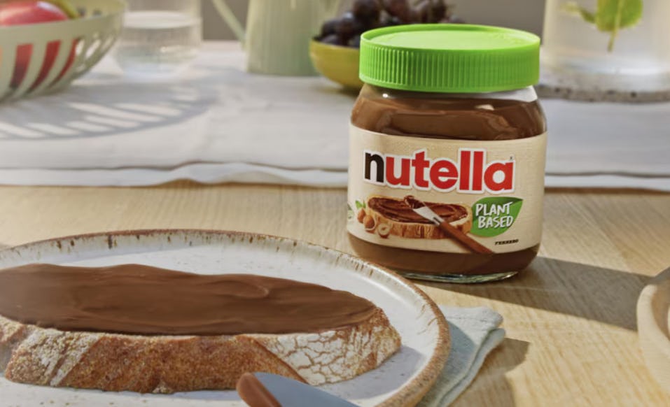 Plantaardige Nutella. Foto: Nutella