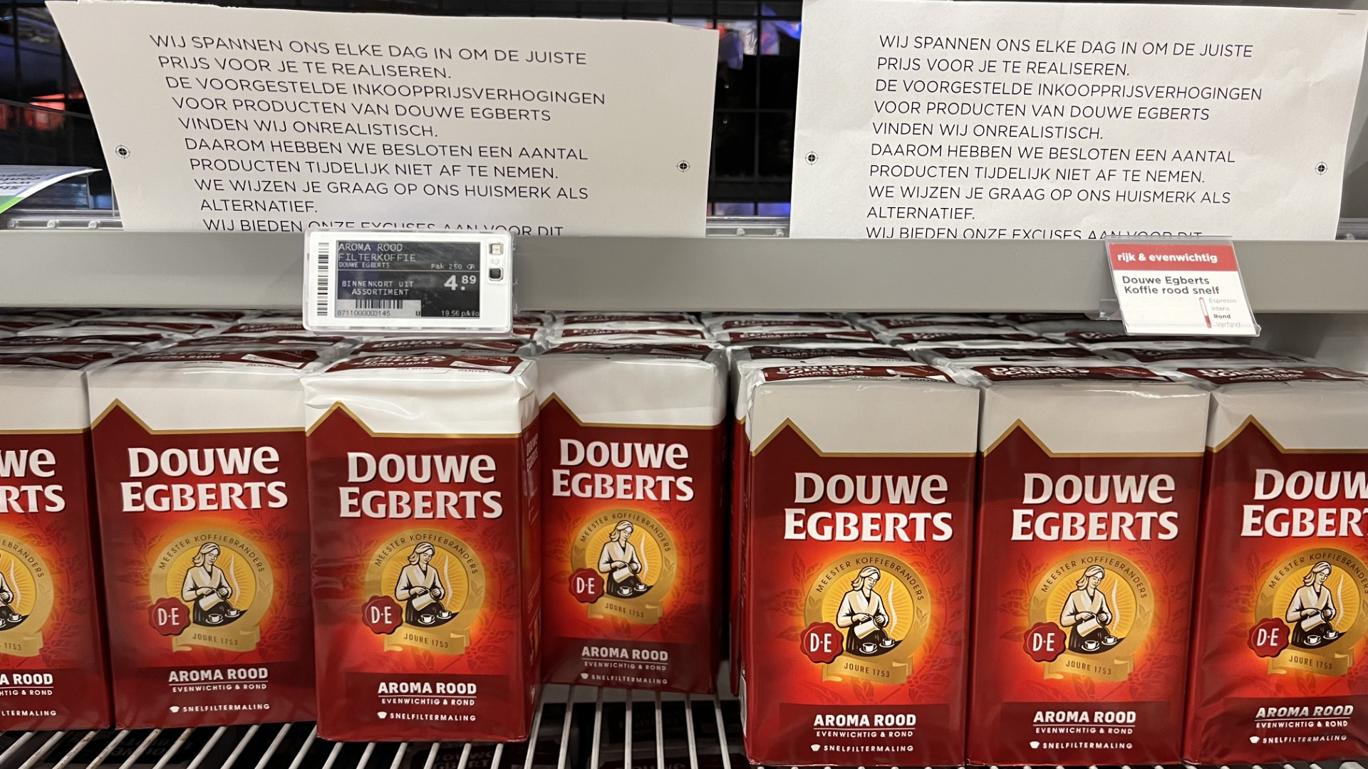 Plus in conflict met JDE Peet's. Foto: Distrifood