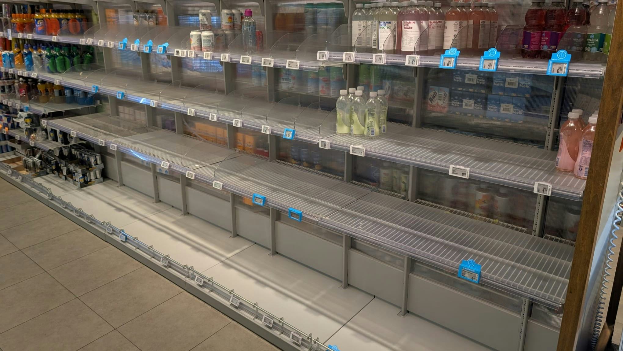 AH in Utrecht zonder water. Foto: Distrifood