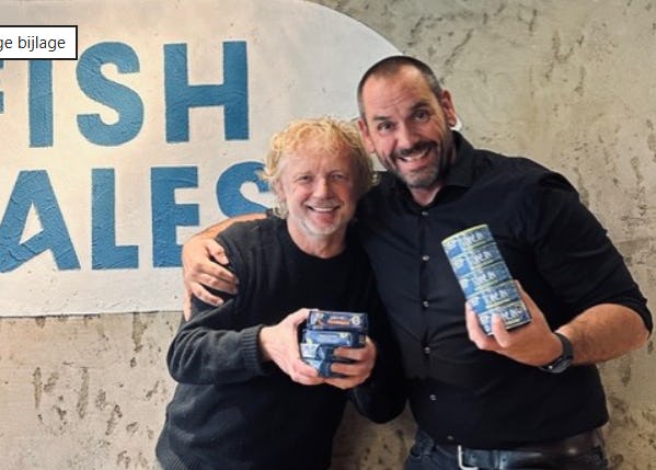 Bart van Olphen en Henk Jan Beltman. Foto: Fish Tales