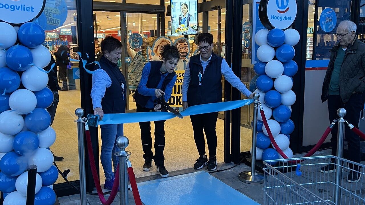 Heropening Hoogvliet Hedel. Foto: Linkedin Hoogvliet supermarkt