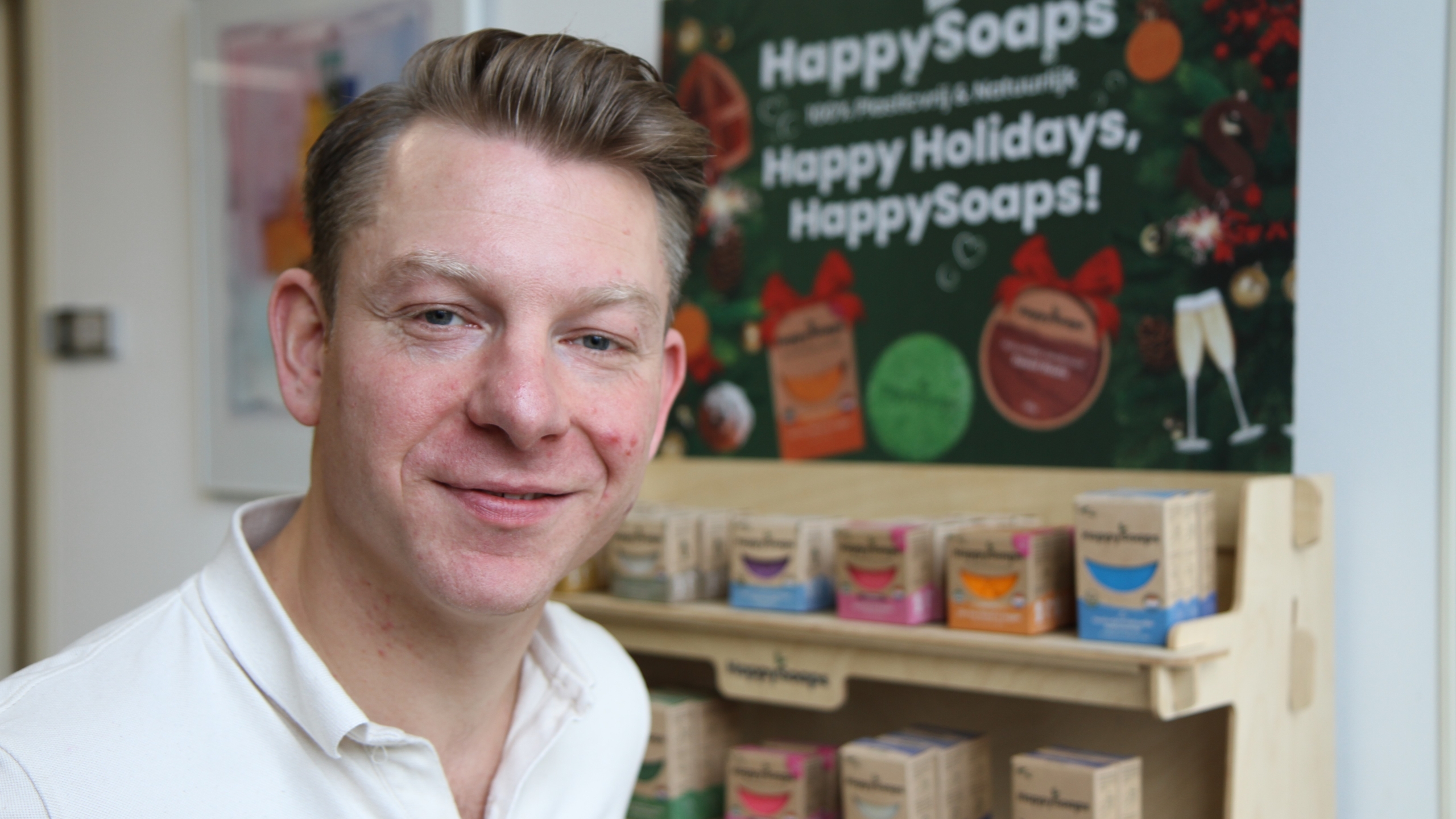 HappySoaps-medeoprichter Marcel Koers. Foto: Distrifood