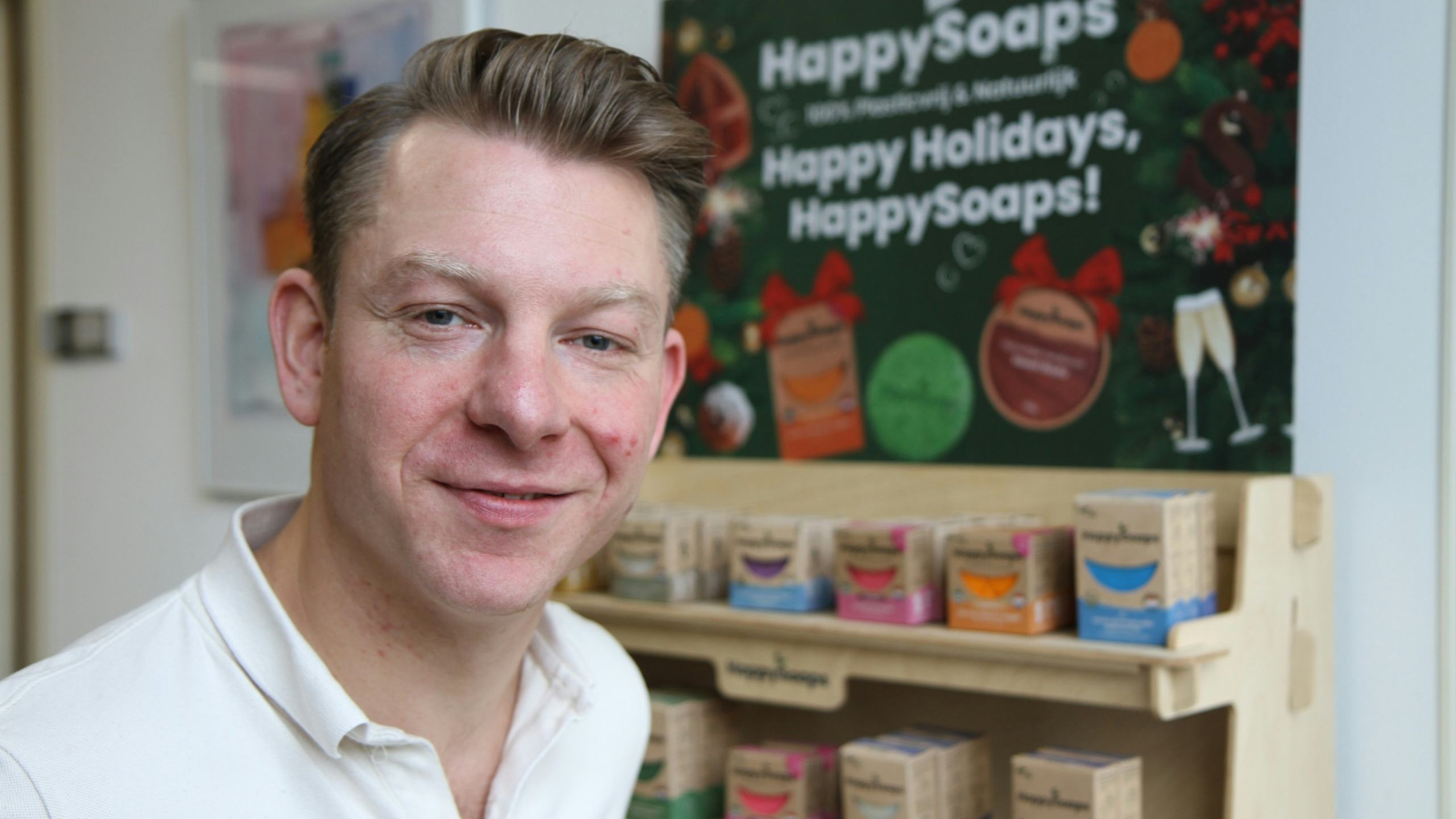 HappySoaps-medeoprichter Marcel Koers. Foto: Distrifood