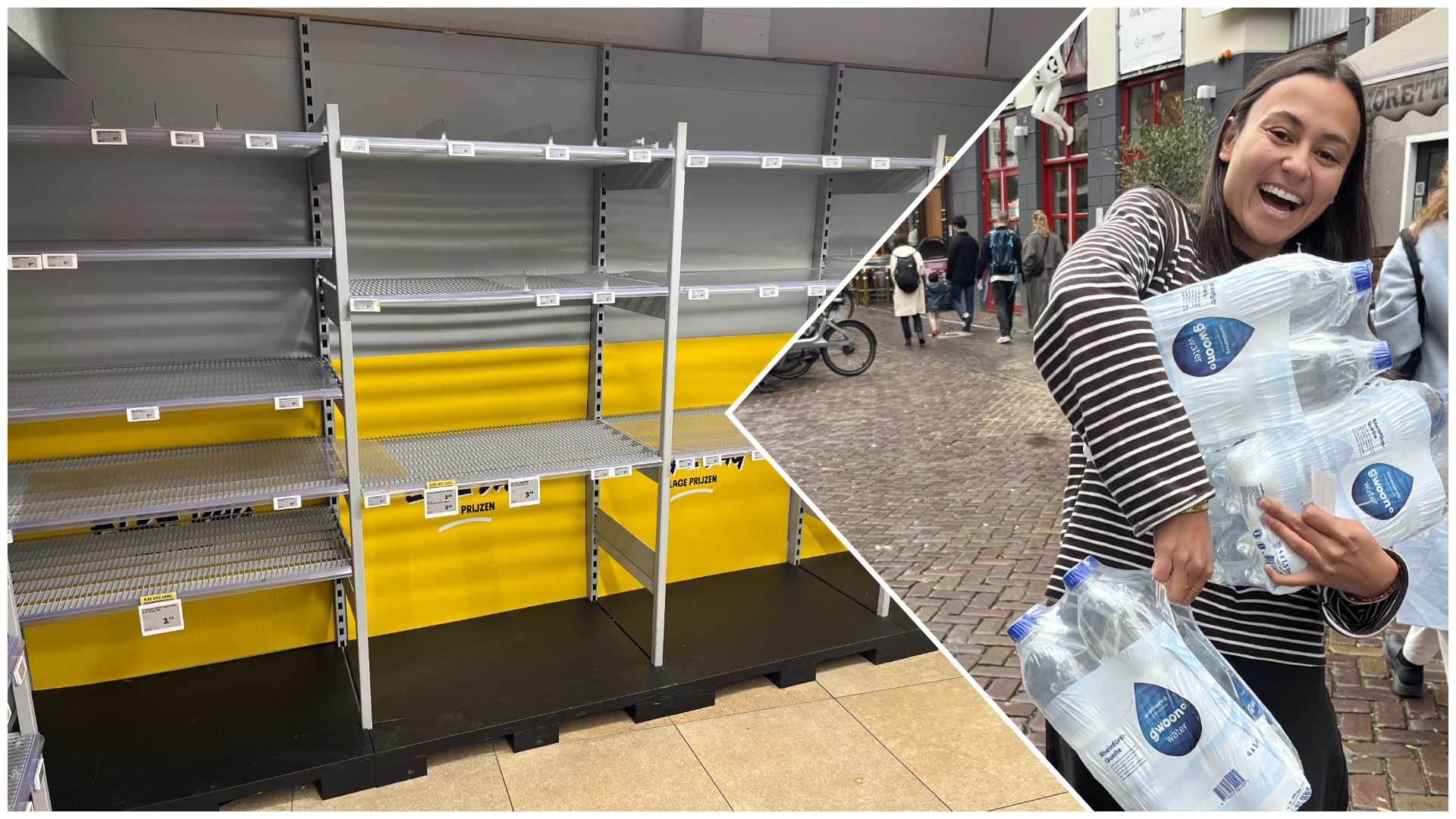 Watercrisis Utrecht. Foto's: Distrifood