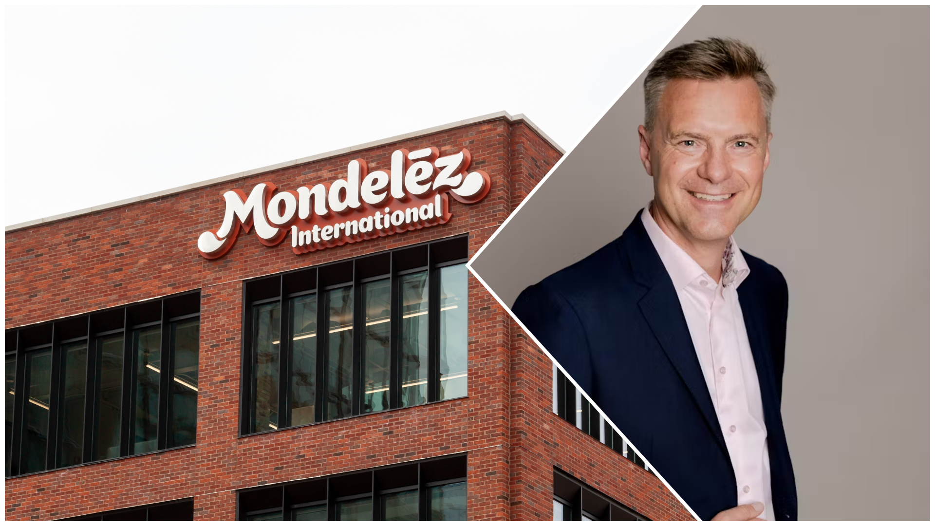 Mondelēz-kantoor / R&D-directeur Rob Hoitink. Foto's: Shutterstock en Mondelēz