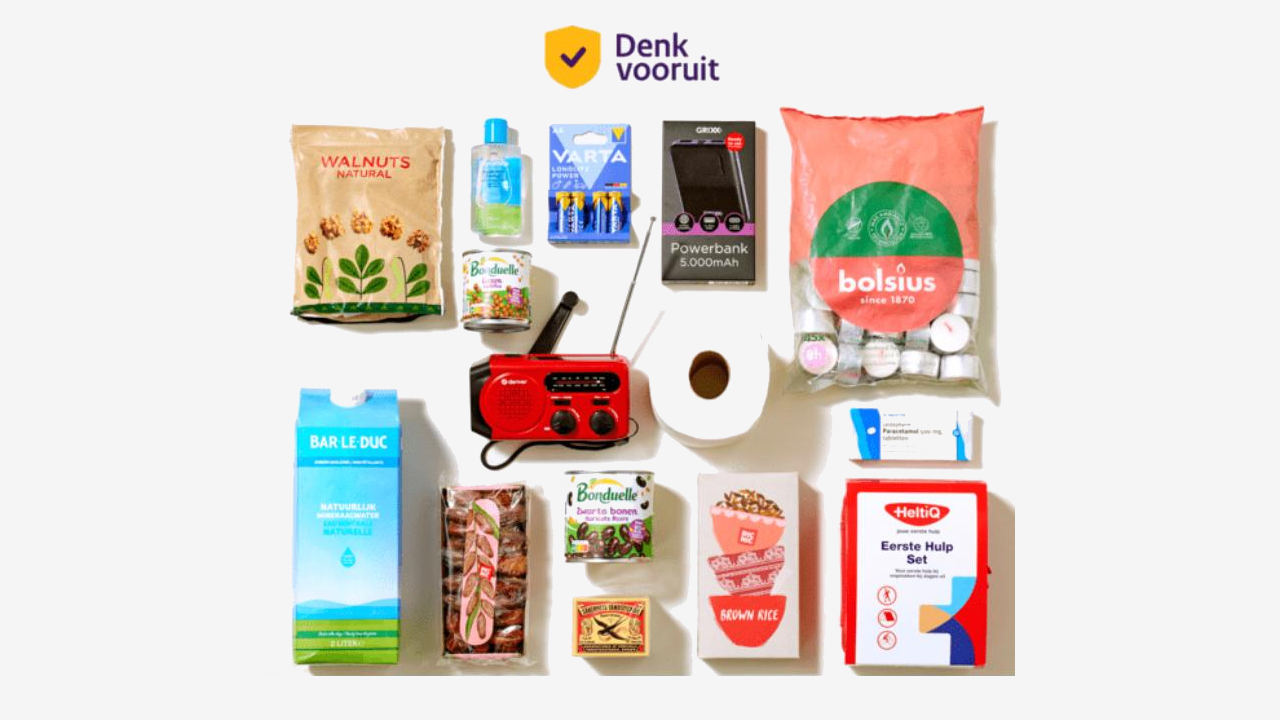 Het noodpakket in de app van Picnic. Afbeelding: Picnic