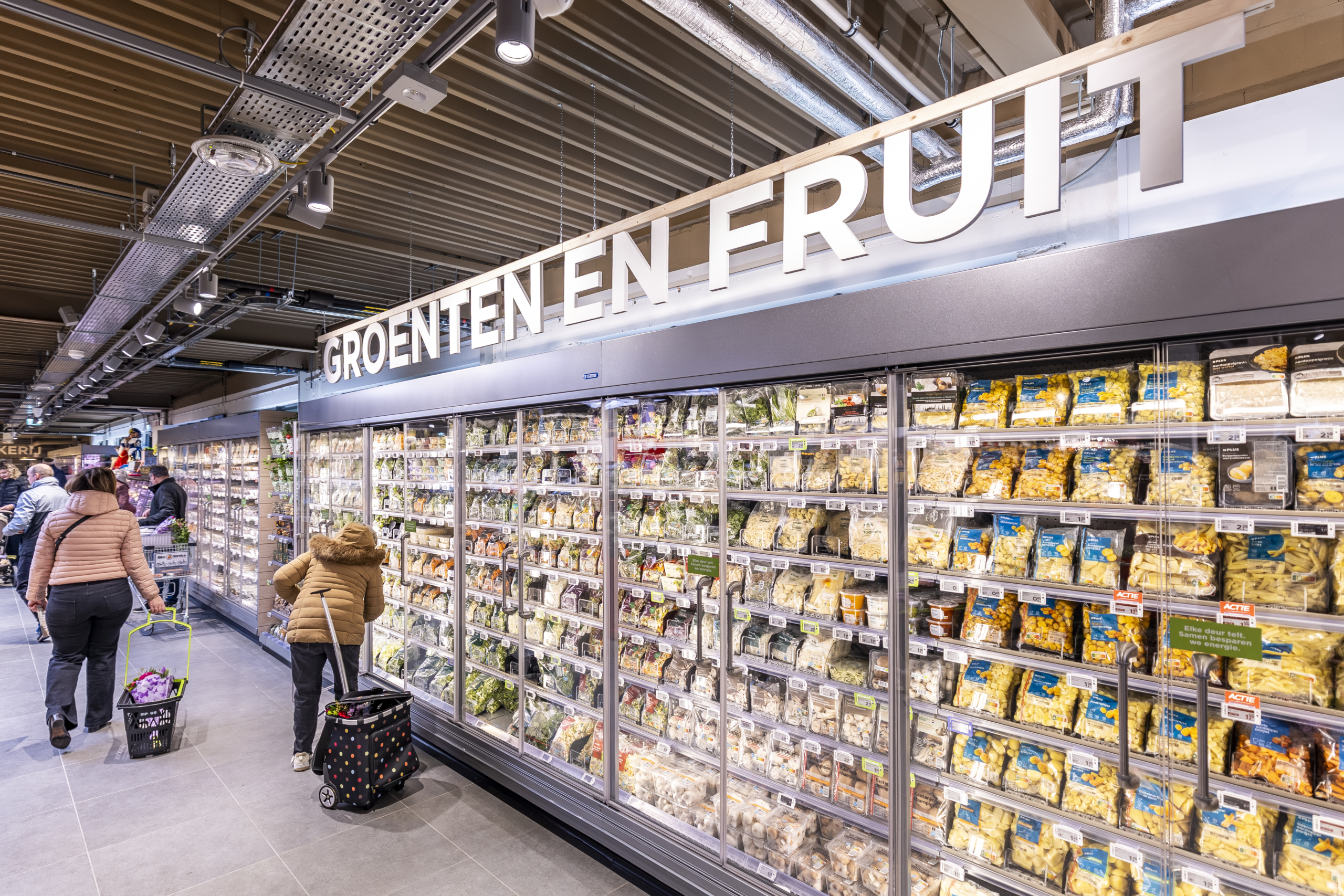 De gekoelde vers is geïntegreerd op de afdeling Groente en Fruit. Foto: Marcel van Hoorn.