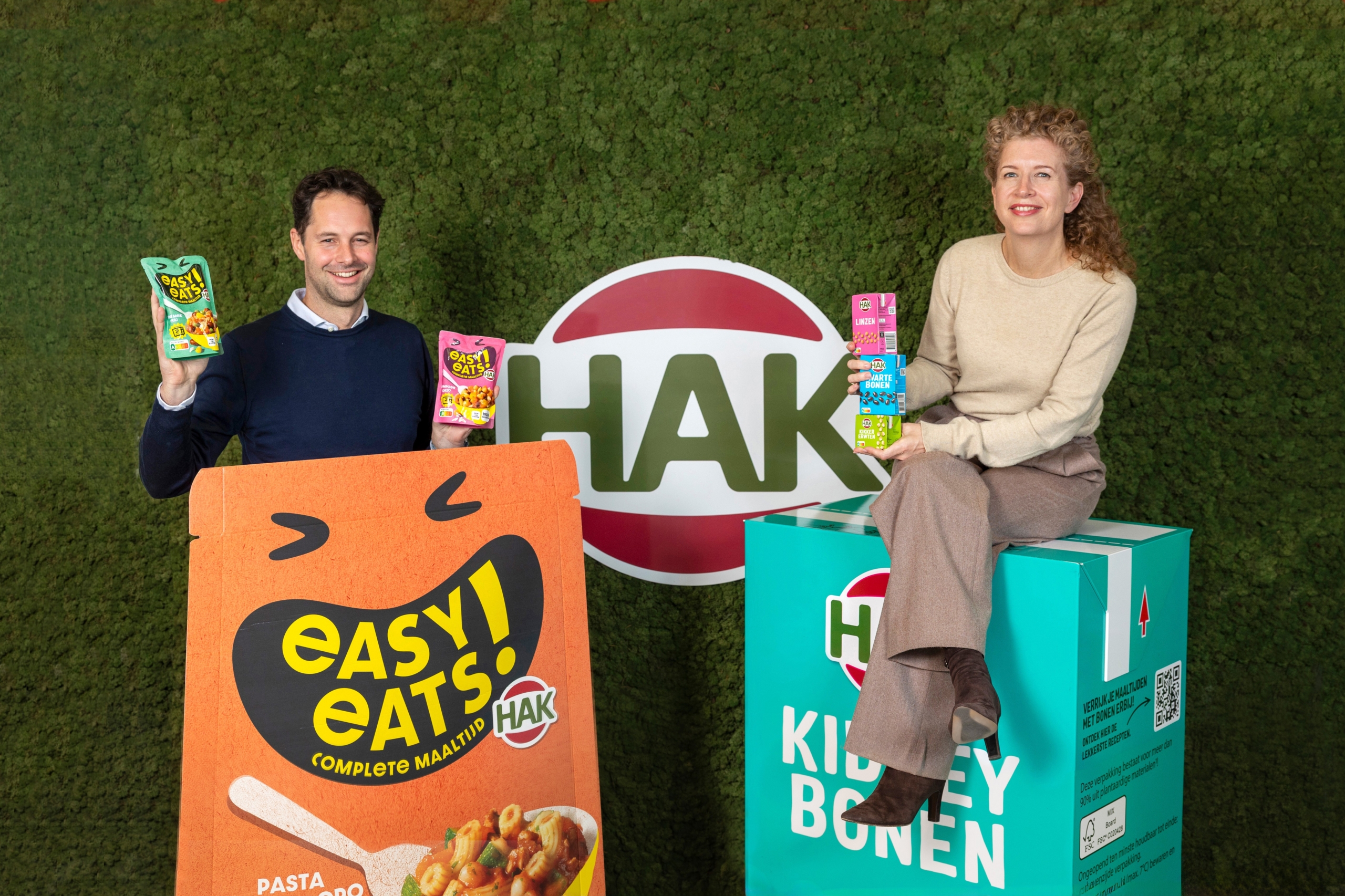 Frans van Engelen (links) en Nicole Freid (rechts): ‘Peulvruchten zijn the food of the future.’