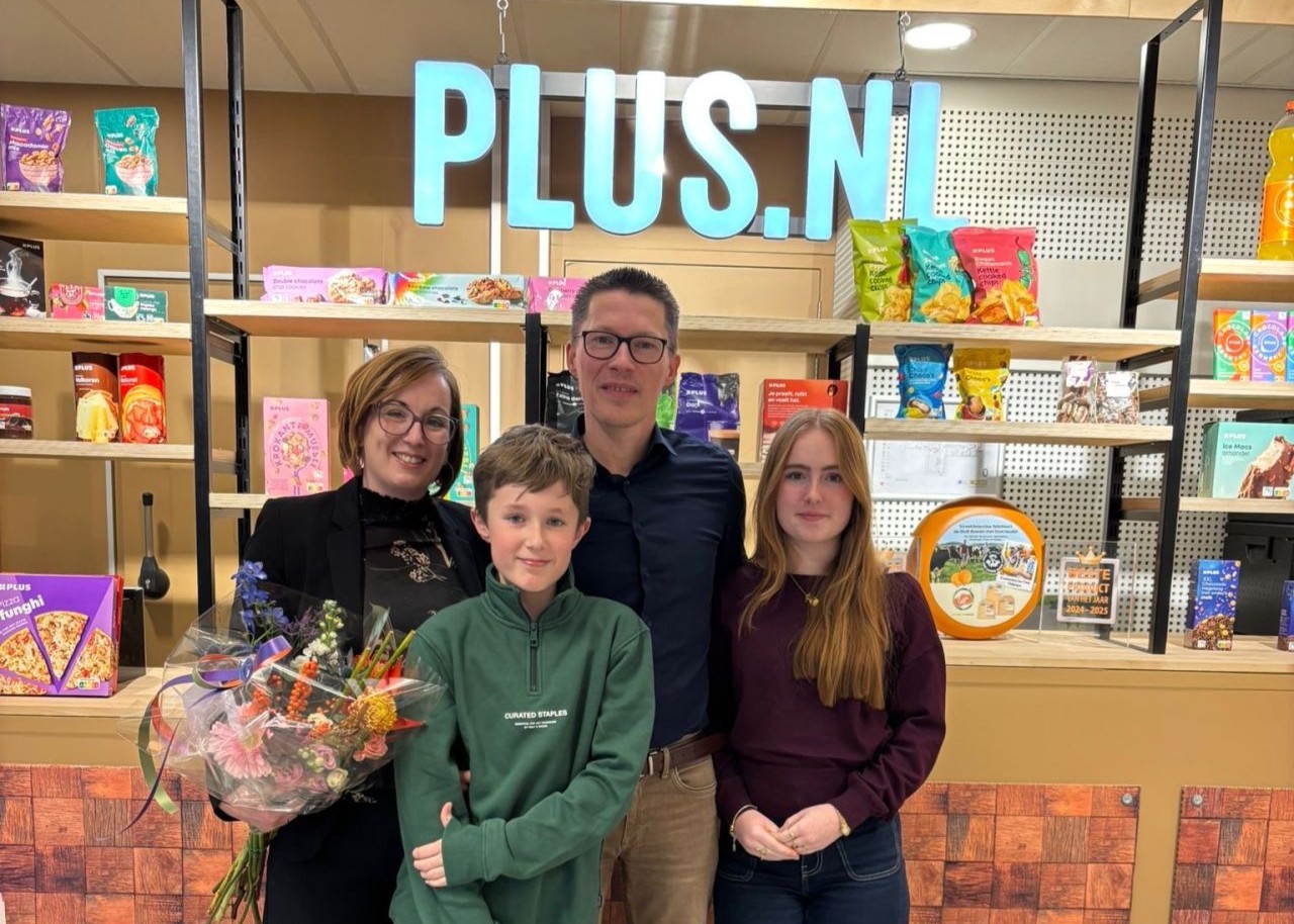 Jelle Holthuijsen en zijn gezin. Foto: Linkedin.