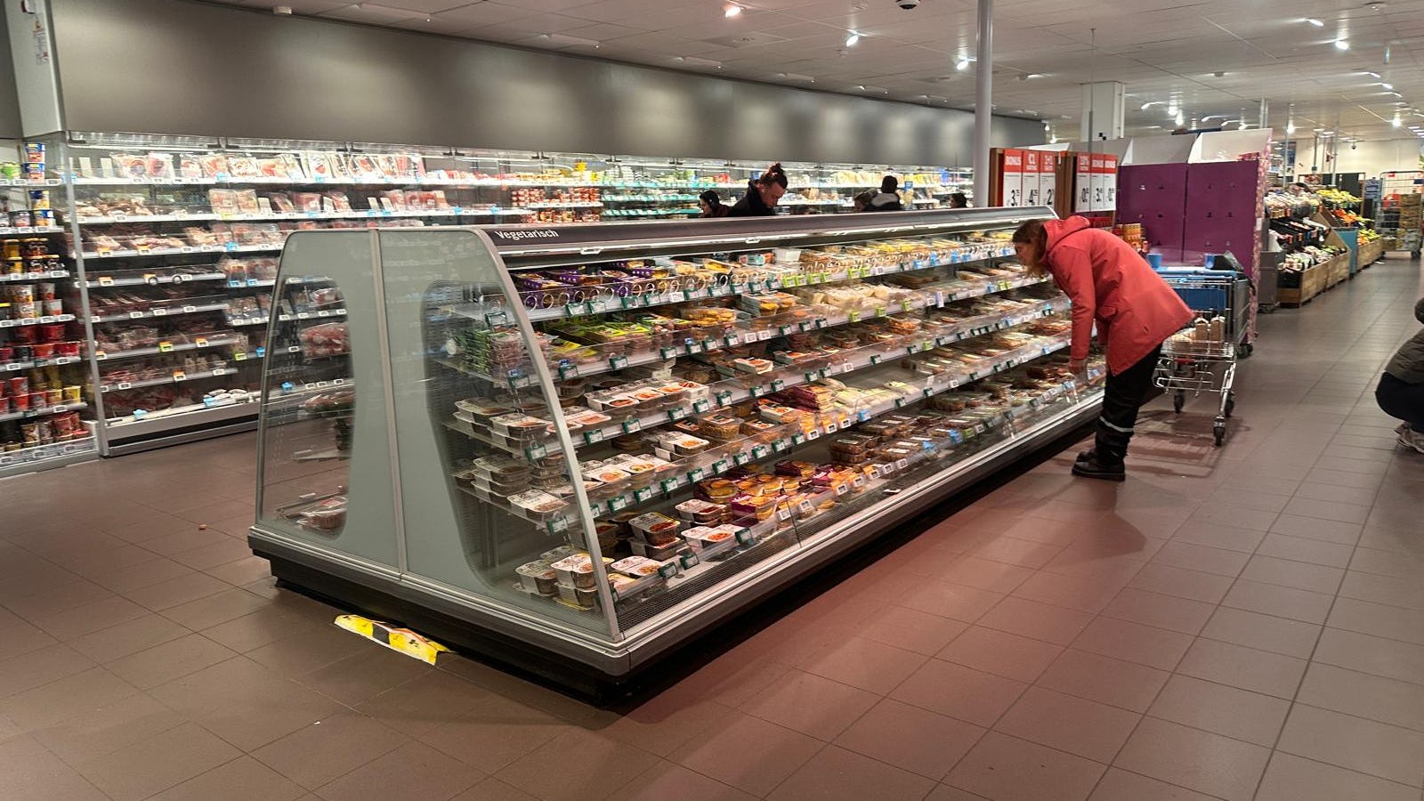 Het vleesvervangersschap bij een Albert Heijn-vestiging. Foto: Distrifood