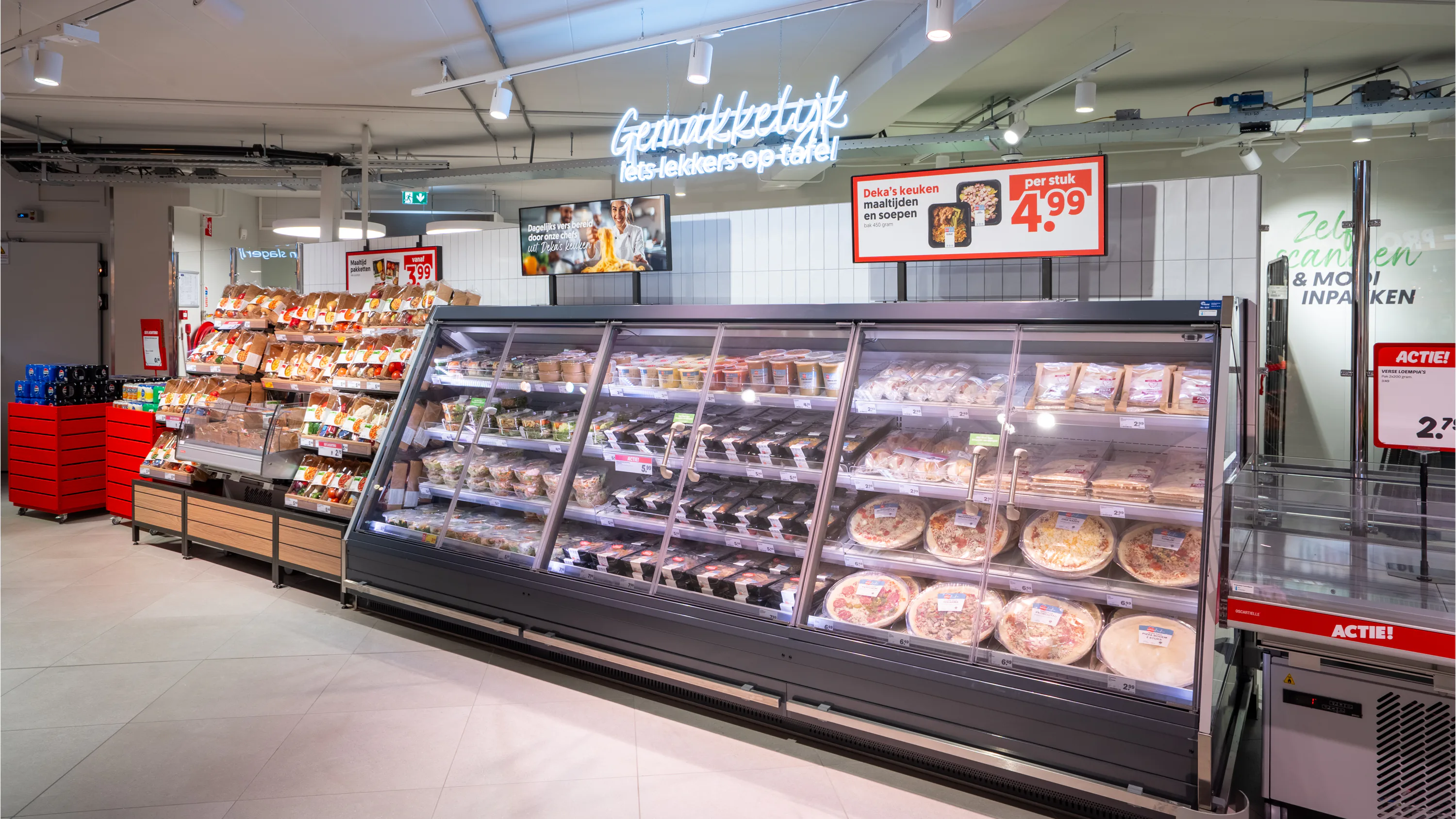 Beeld uit de winkel in Castricum. Foto: Dekamarkt