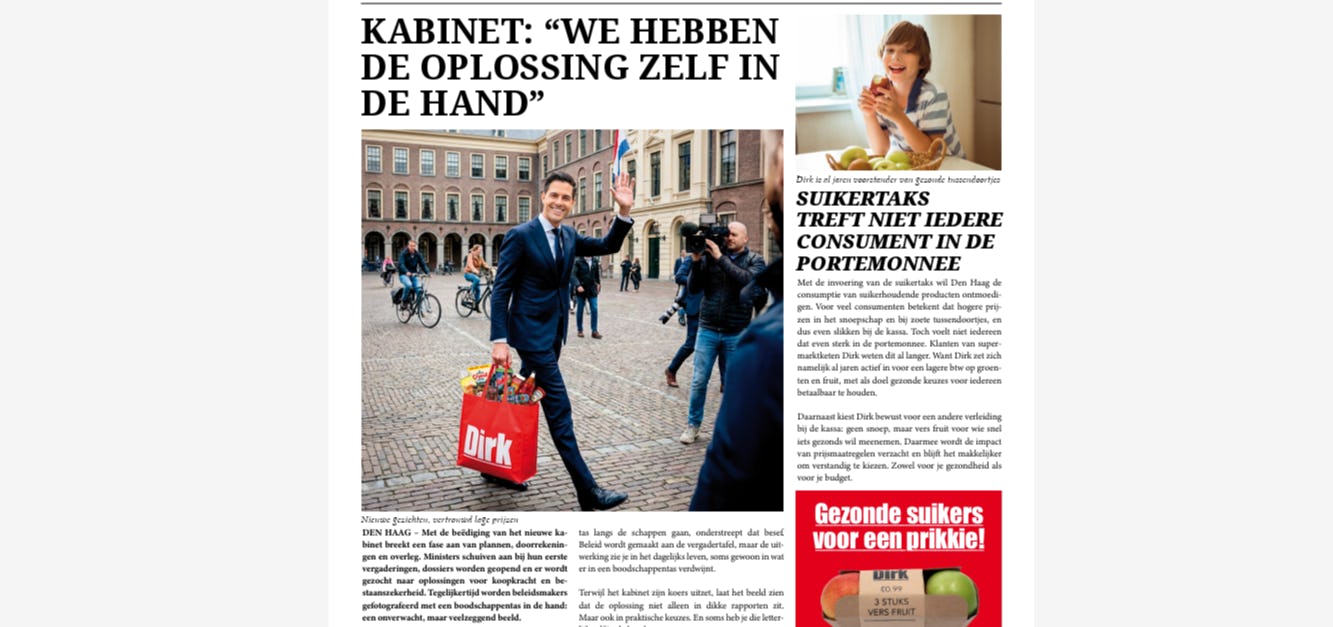 Foto: Bespaarbijlage Dirk van den Broek