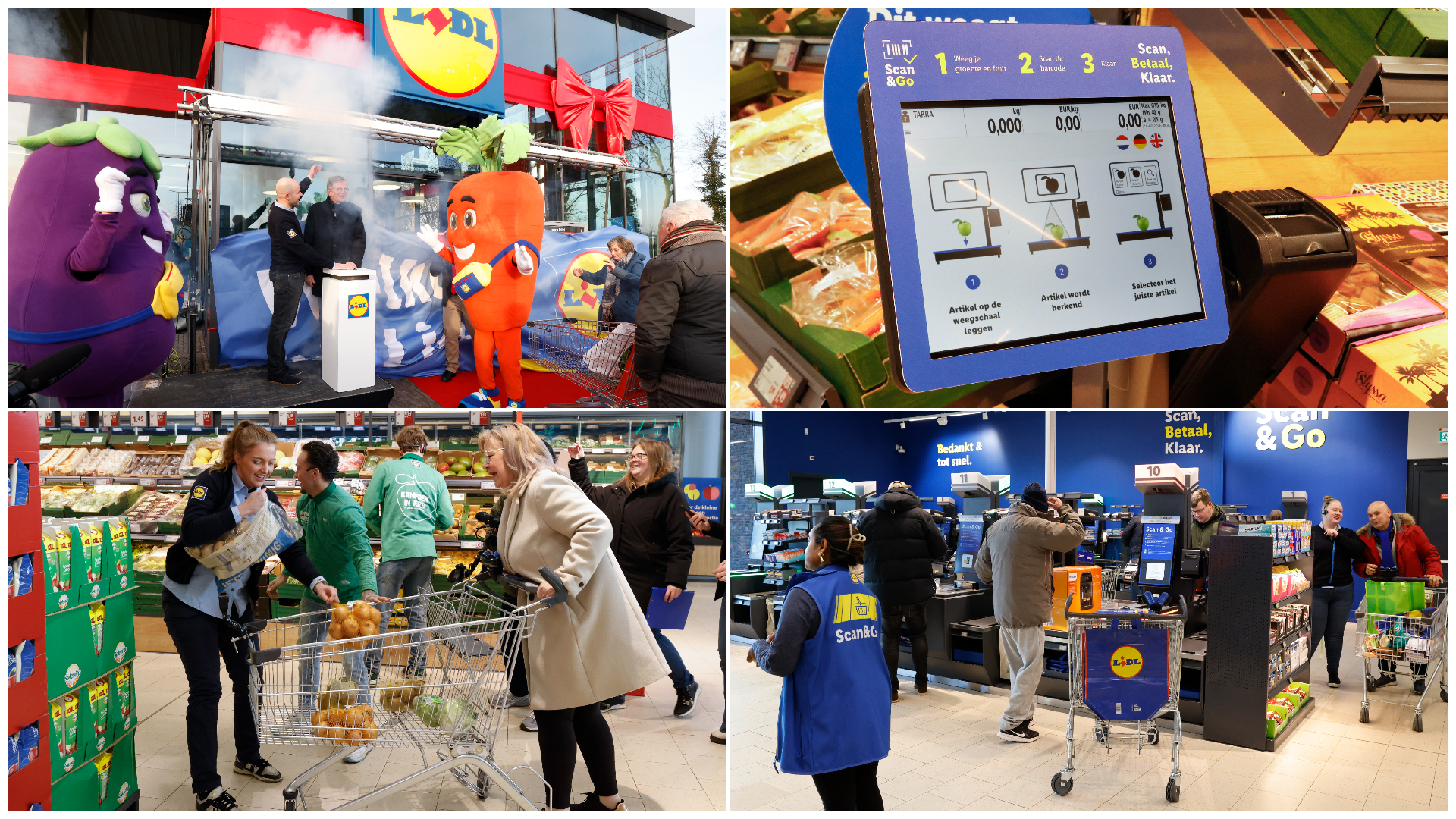 Lidl heropent filiaal in Huizen. Foto's: Studio Kastermans