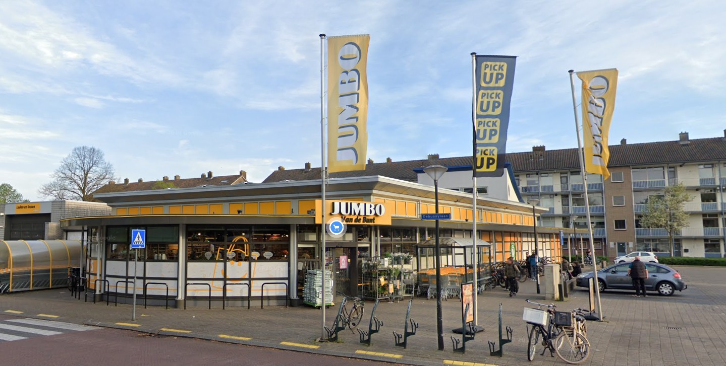 De Jumbo in Apeldoorn die kampt met muizenoverlast. Foto: Google Maps