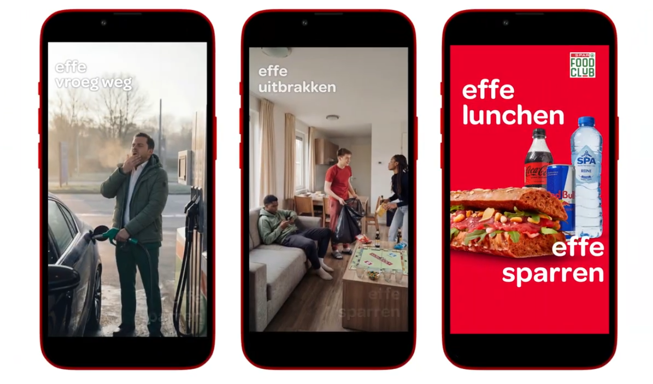 Voorbeeld van Spar-campagne. Videostill: YouTube