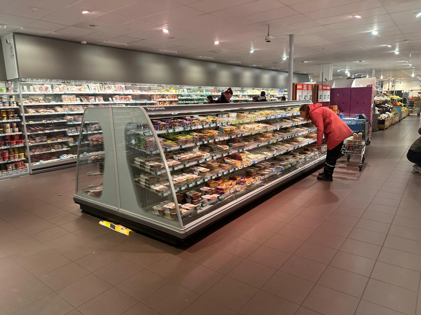 Het vleesvervangersschap bij een Albert Heijn-vestiging. Foto Distrifood