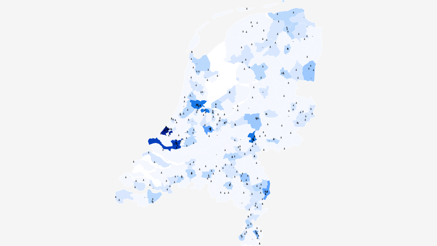 Verdwenen winkels van 2020 tot en met 2025. Afbeelding: Distrifood