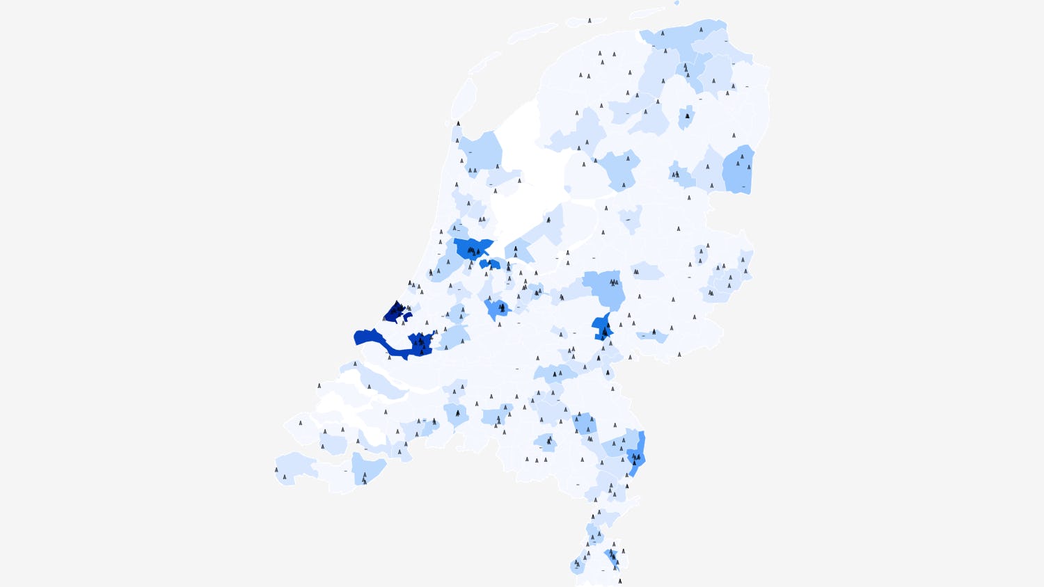 Verdwenen winkels van 2020 tot en met 2025. Afbeelding: Distrifood