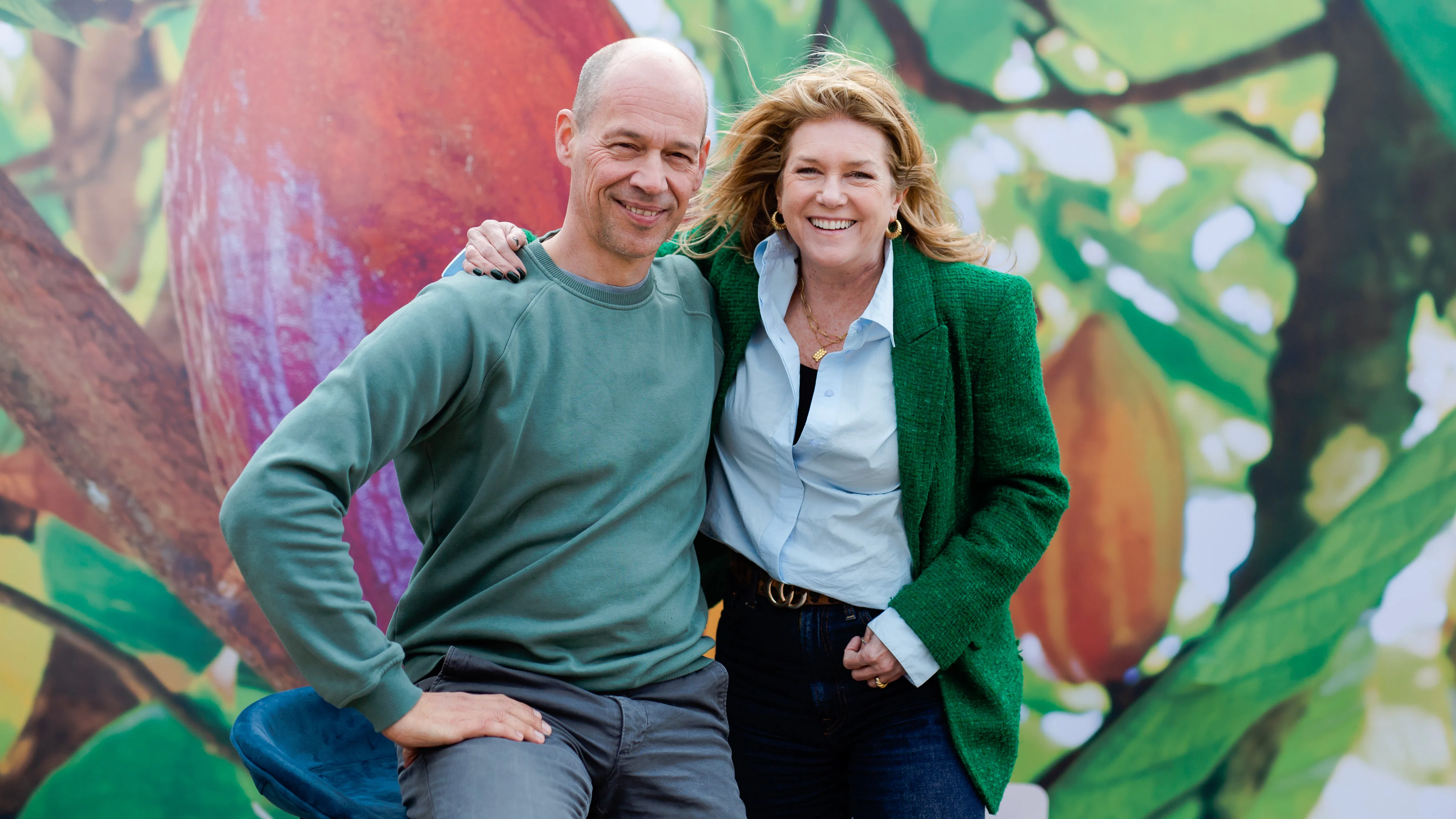 The Chocolate Impact Group-oprichters Rodney Nikkels en Kitty Smeeten. Foto: TCIG