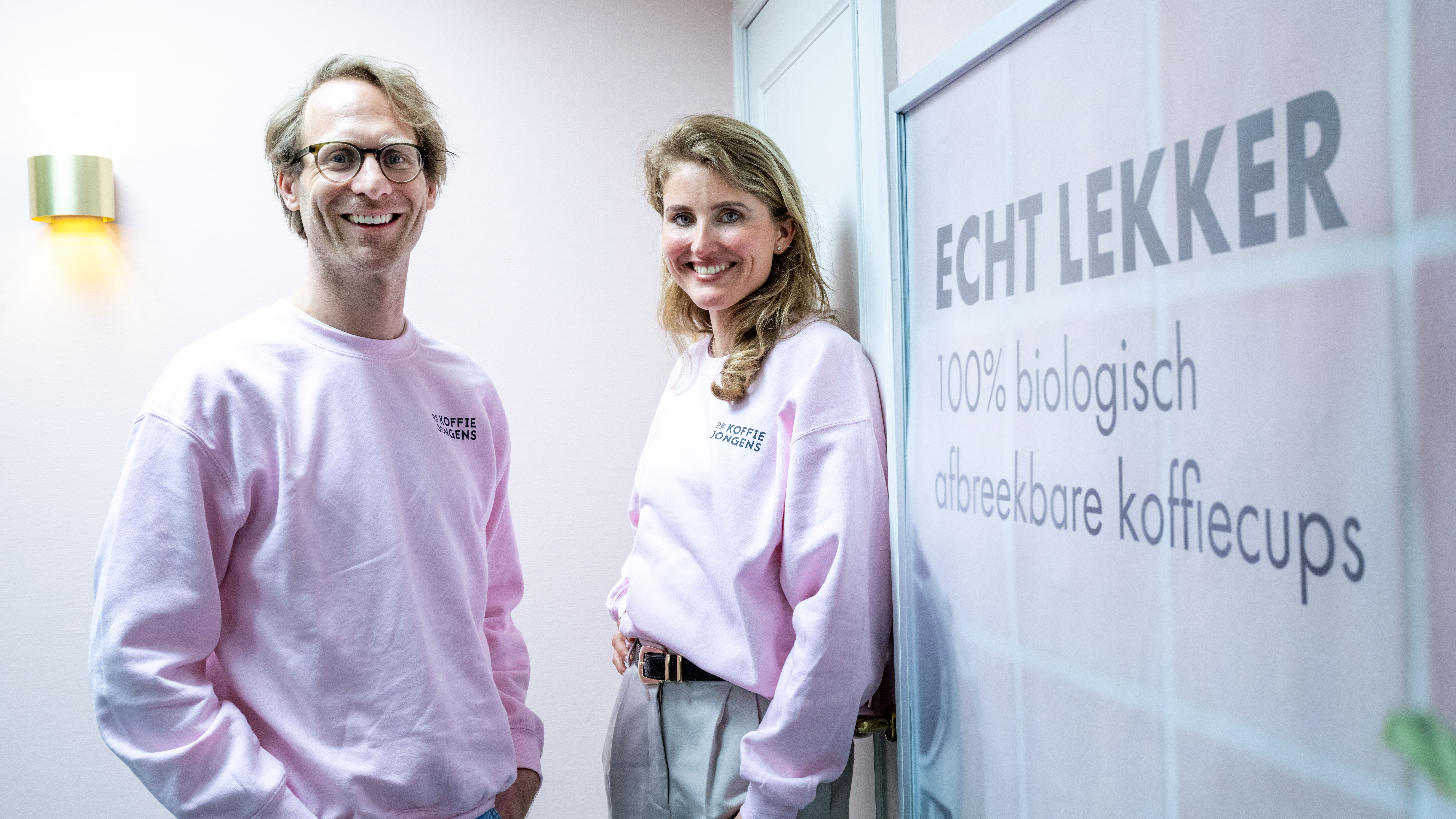 Bart Dingjan en Katharina van den Bosch van De Koffiejongens. Foto: Cor Salverius